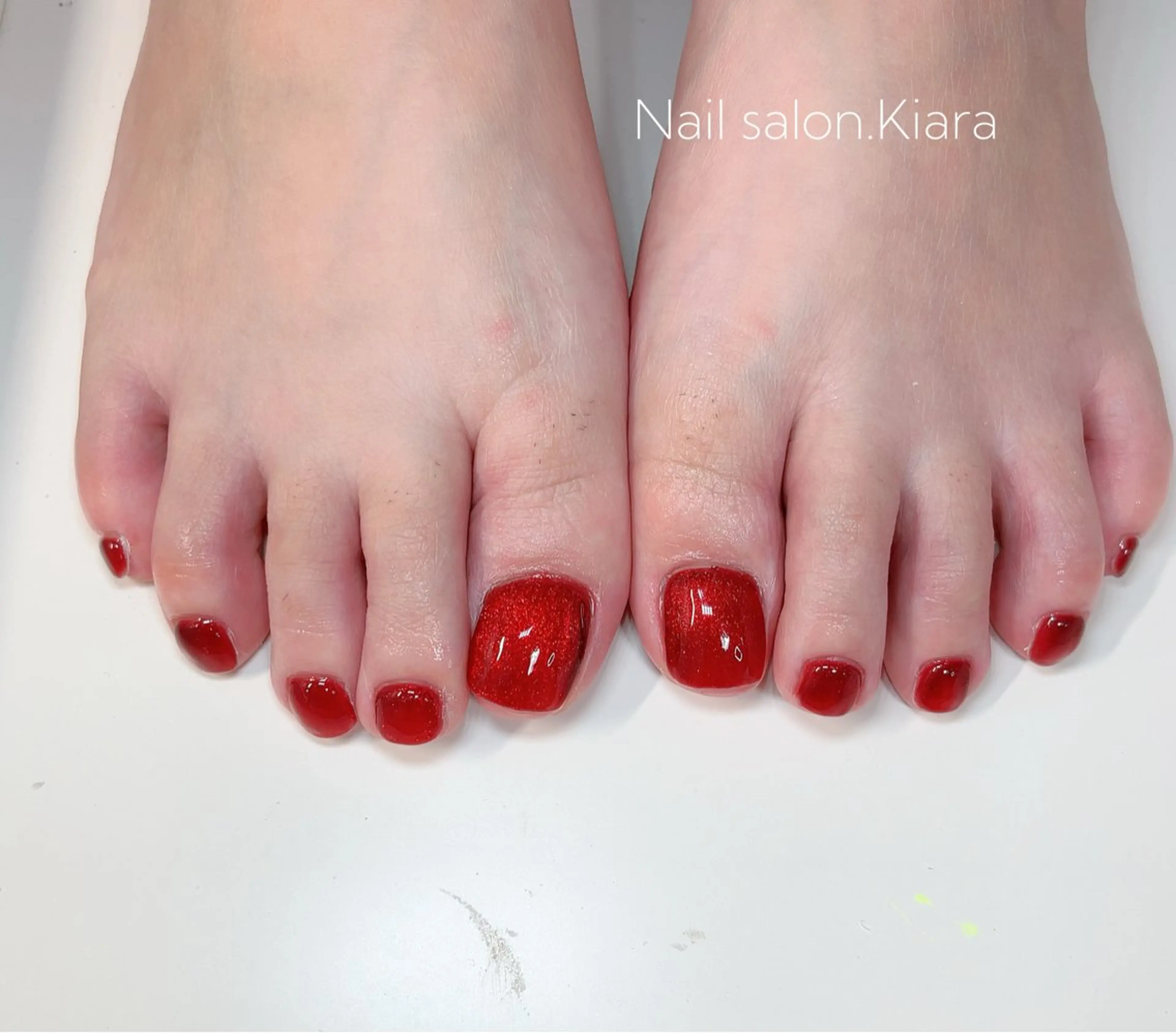 ネイル フットネイル マグネットネイル 🍭Kiara Nail🍭のネイルデザイン