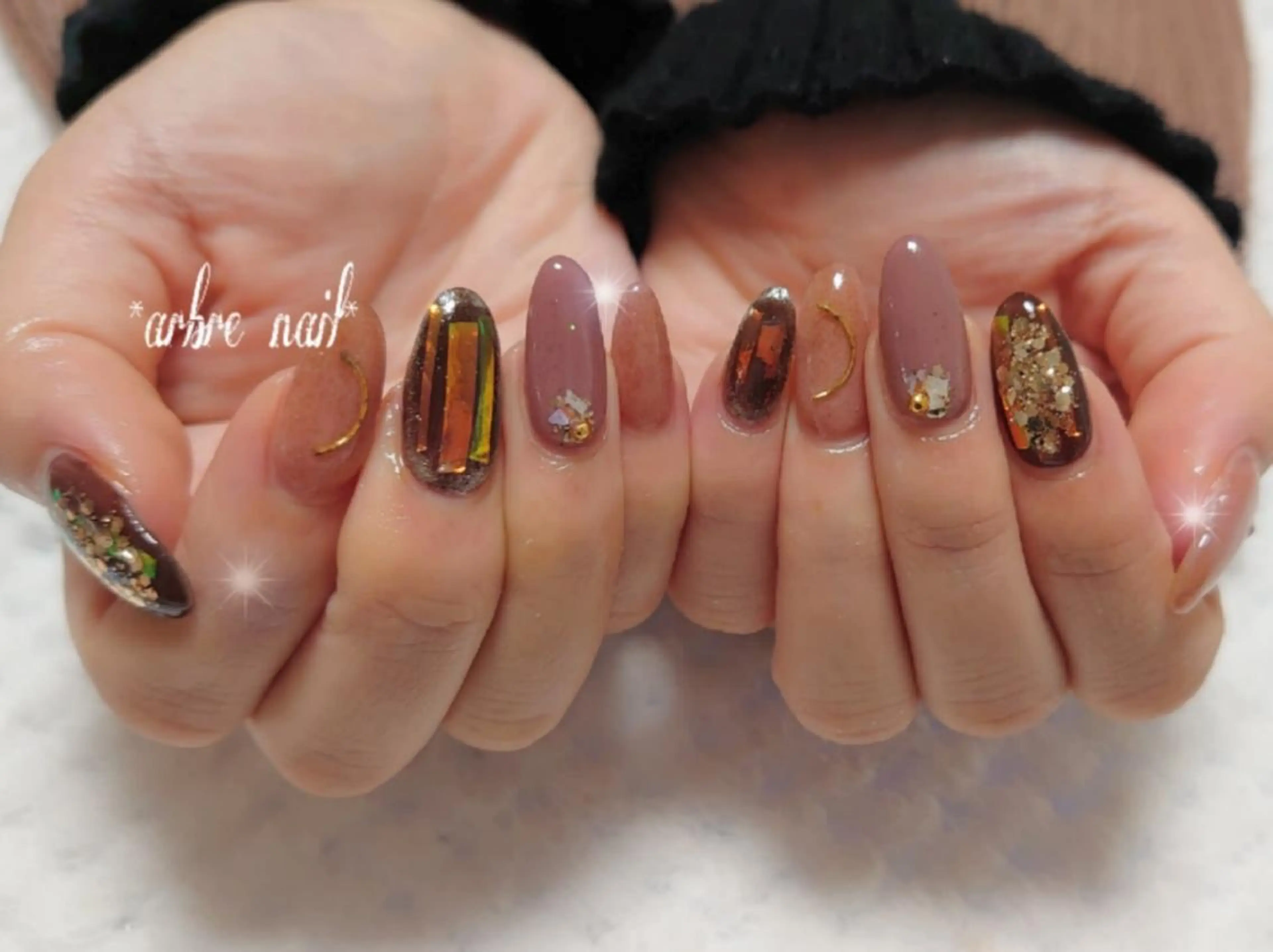 ネイル *arbre nail*.アーブルネイル所属・✯.。 arbre nail 。✯.のネイルデザイン