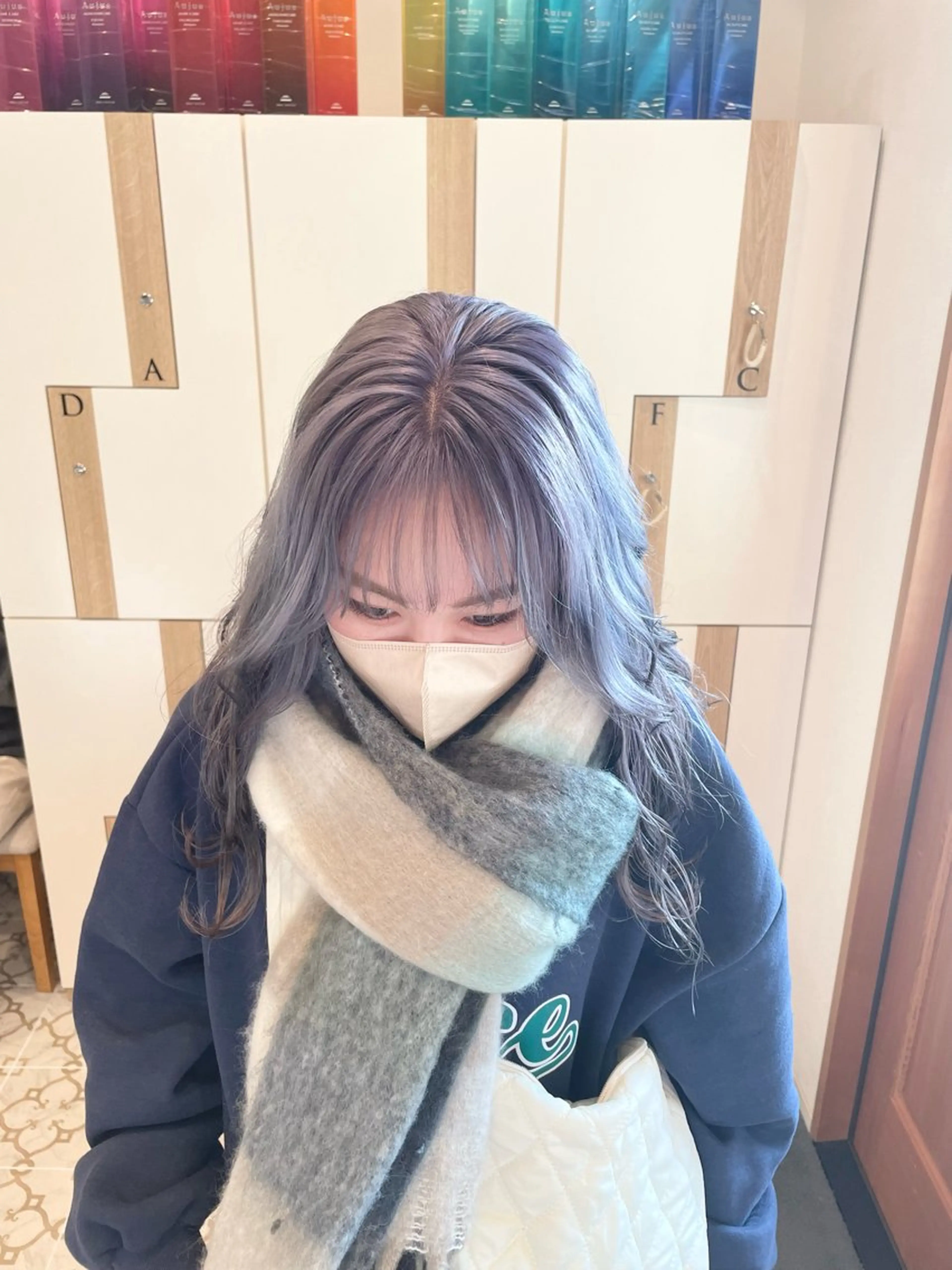 オリジナルケアブリーチ×ダメージレス艶カラーの写真