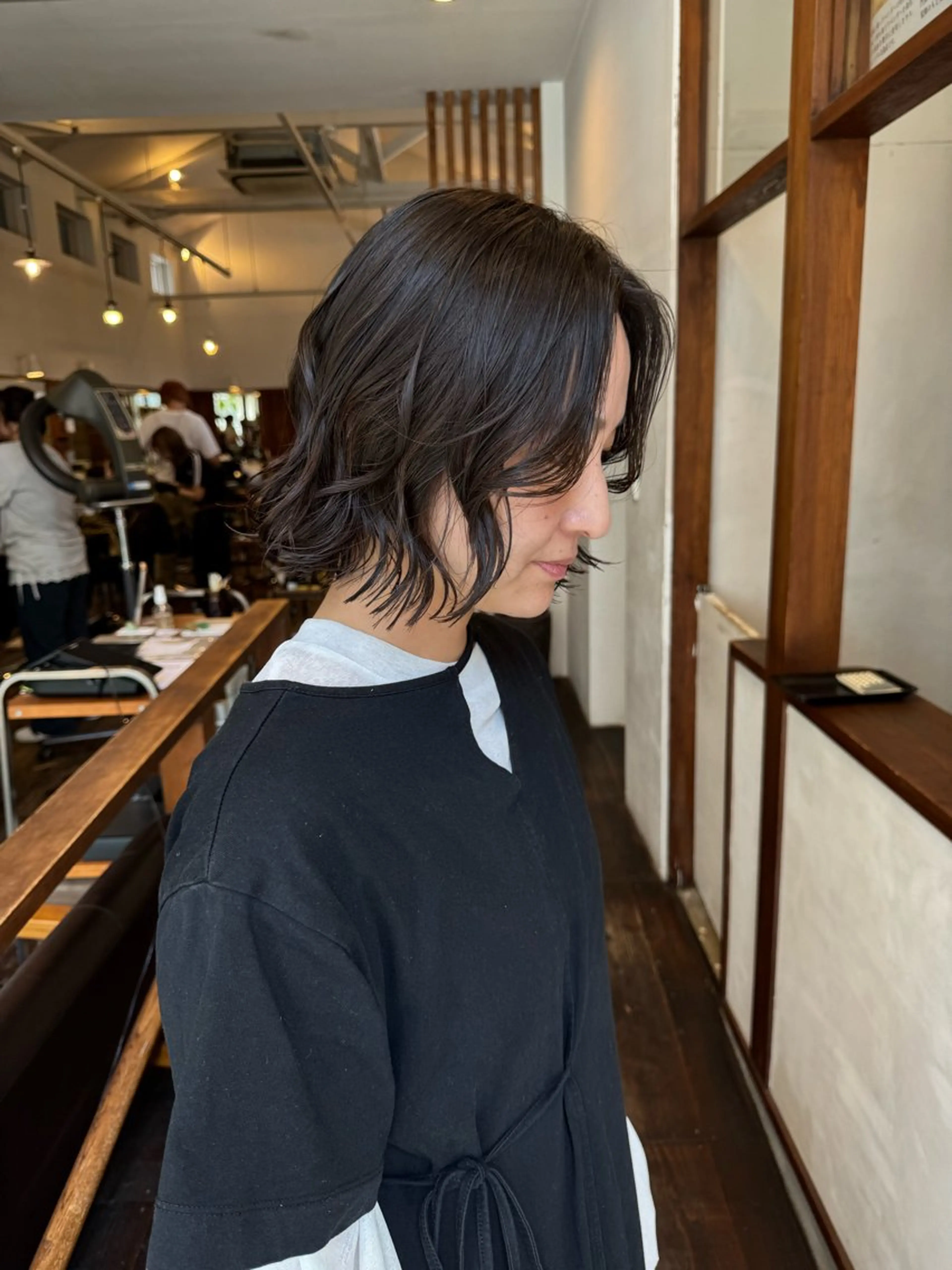 ミディアム ボブ MOK大阪梅田店 Asahiのヘアスタイル