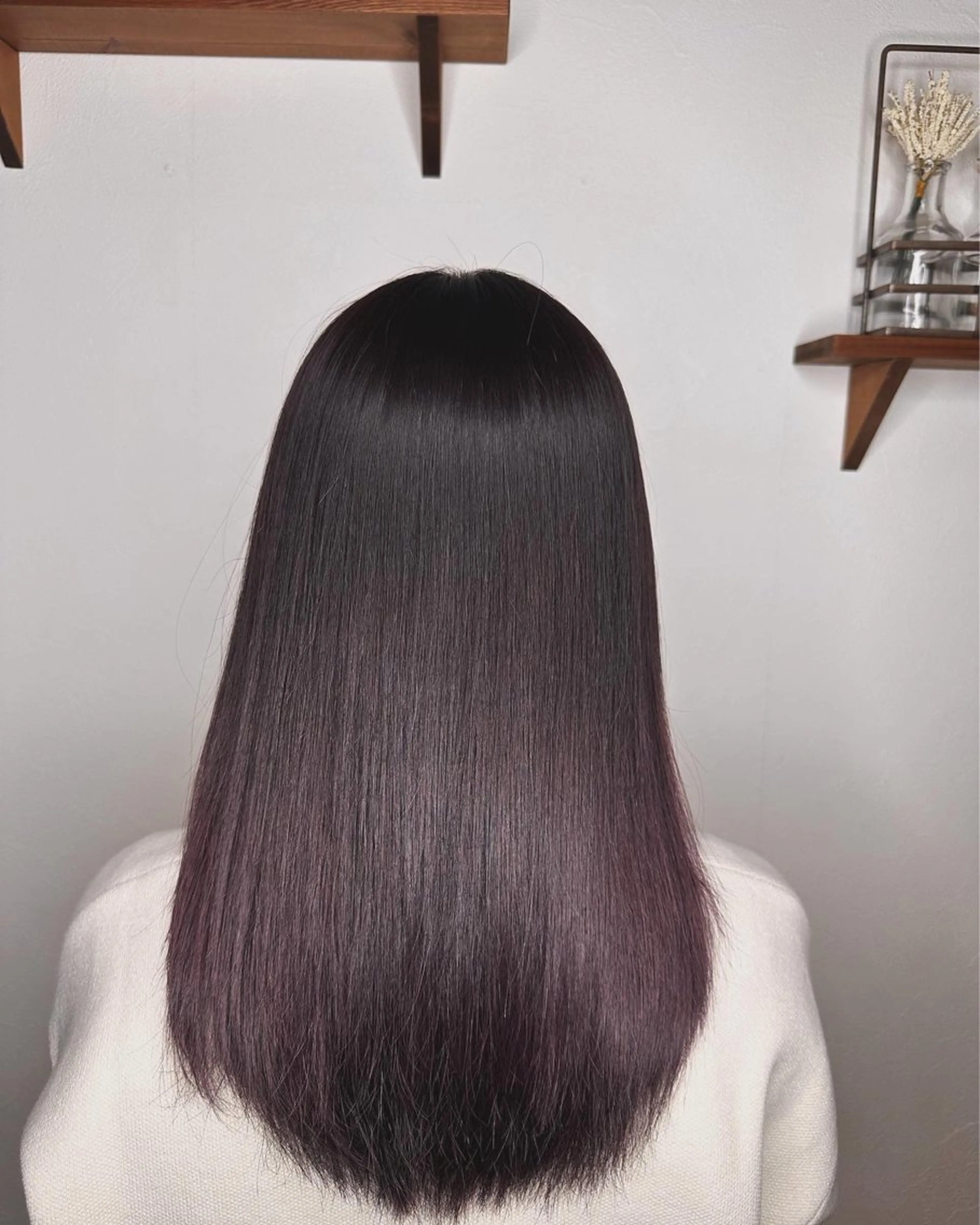 【 ✨ミニモ予約限定✨】似合わせカット＋髪質改善カラー+アルカリ性ストレート+Aujuaケアトリートメントの写真