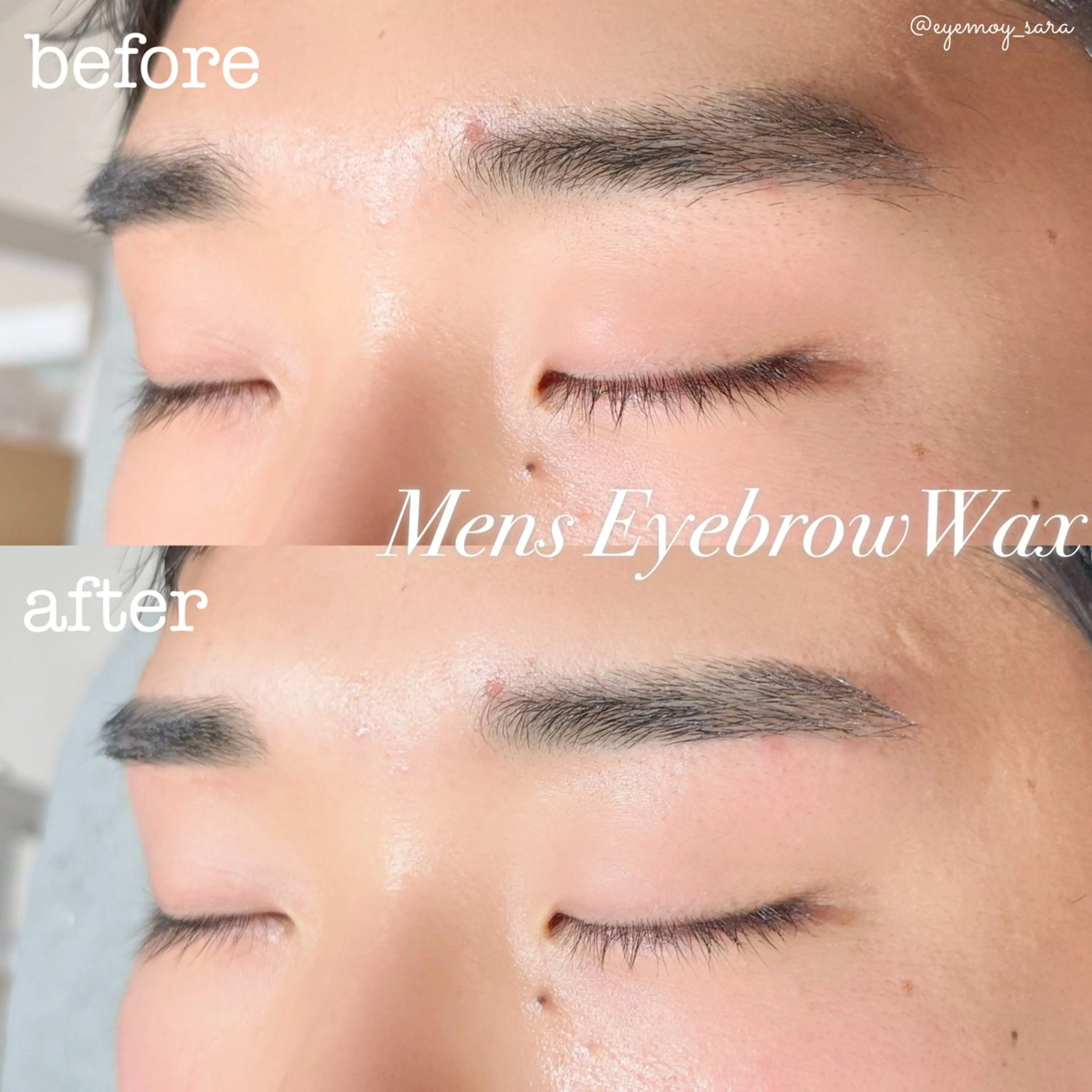 メンズ アイブロウ メンズパーマ ハリウッドブロウリフト sara 🌙のマツエク・マツパデザイン