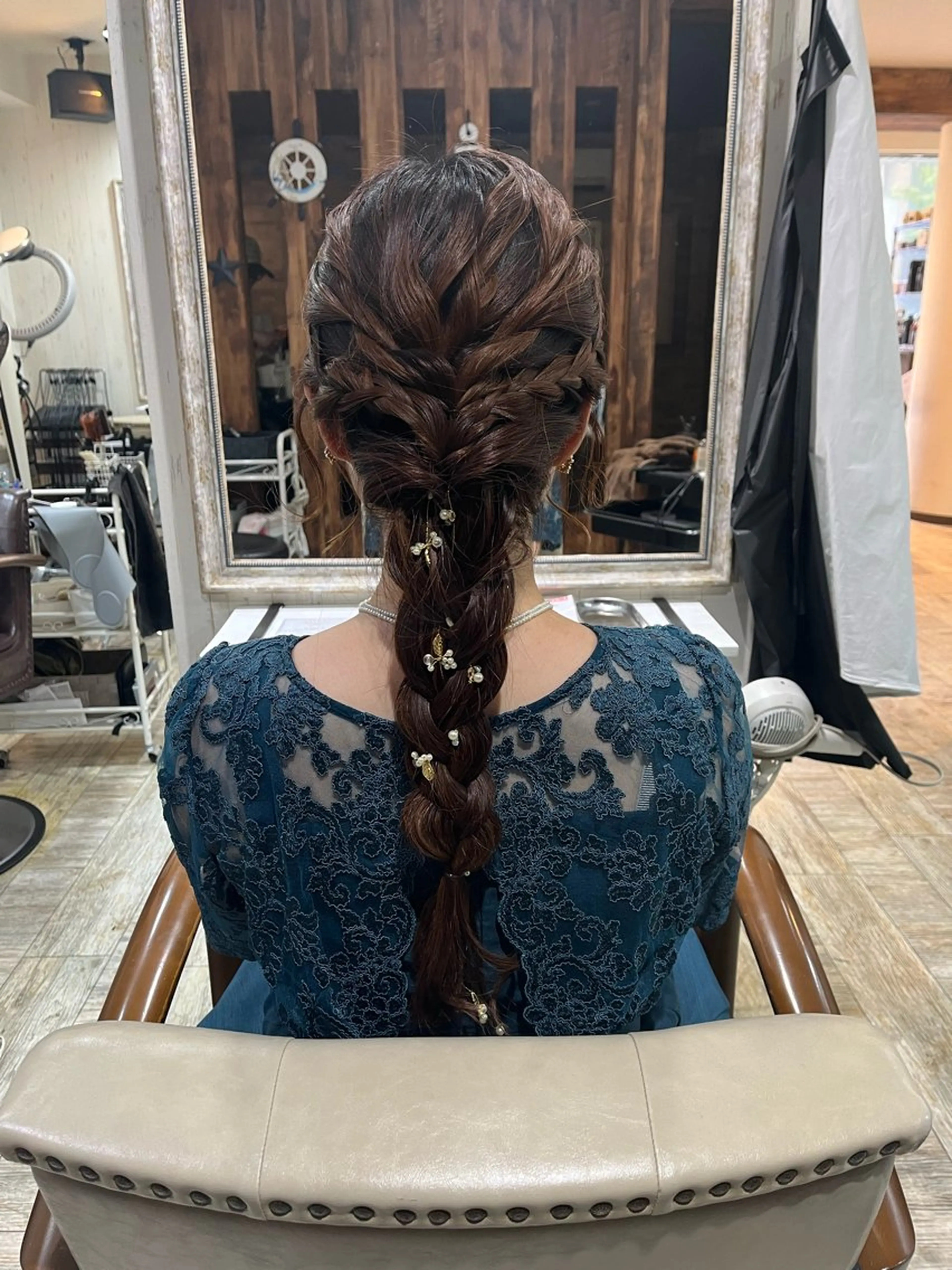 ヘアアレンジ ヘアセット キンサダ ワンリダ‪のヘアスタイル