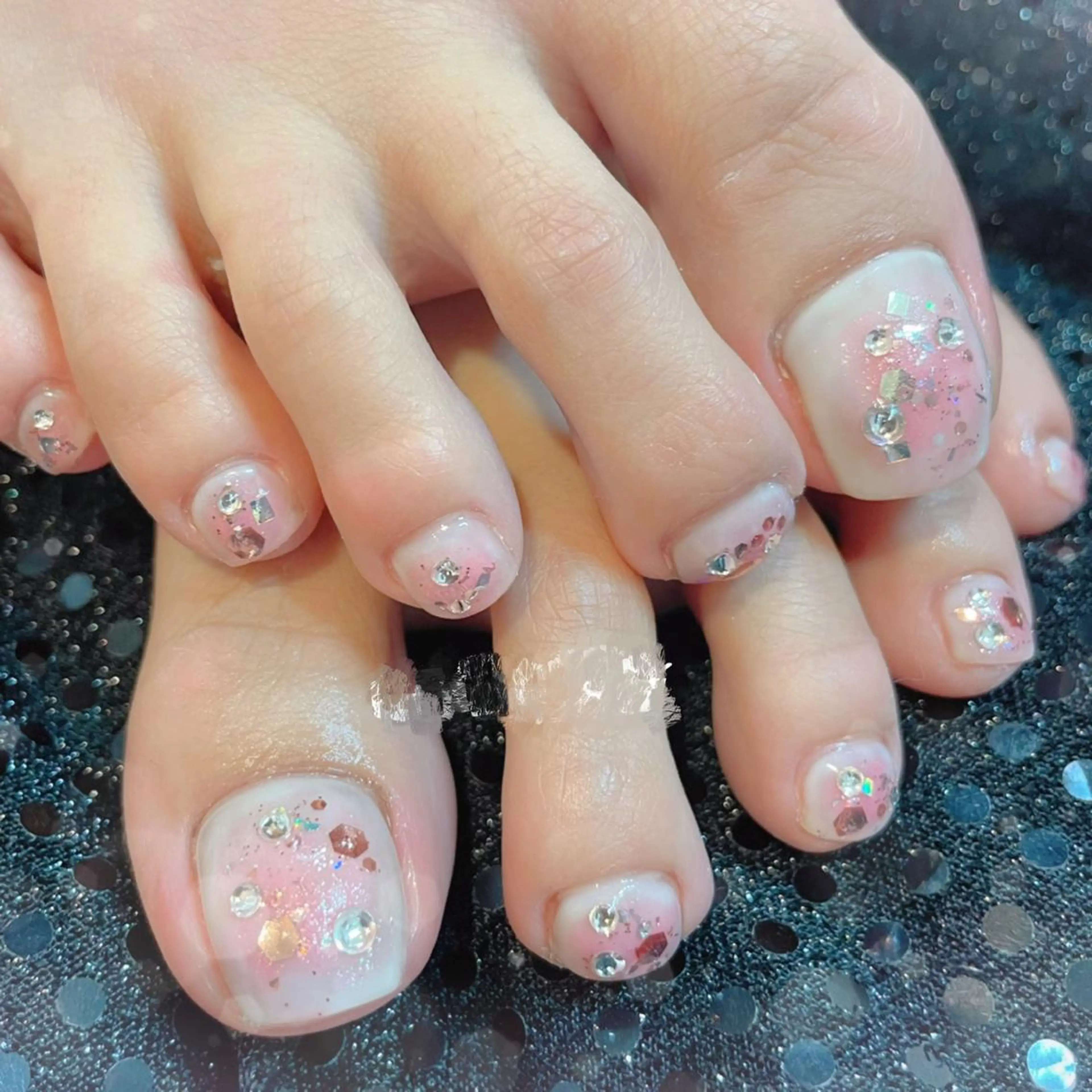 ネイル フットネイル MoON...❤︎ MeGuのネイルデザイン