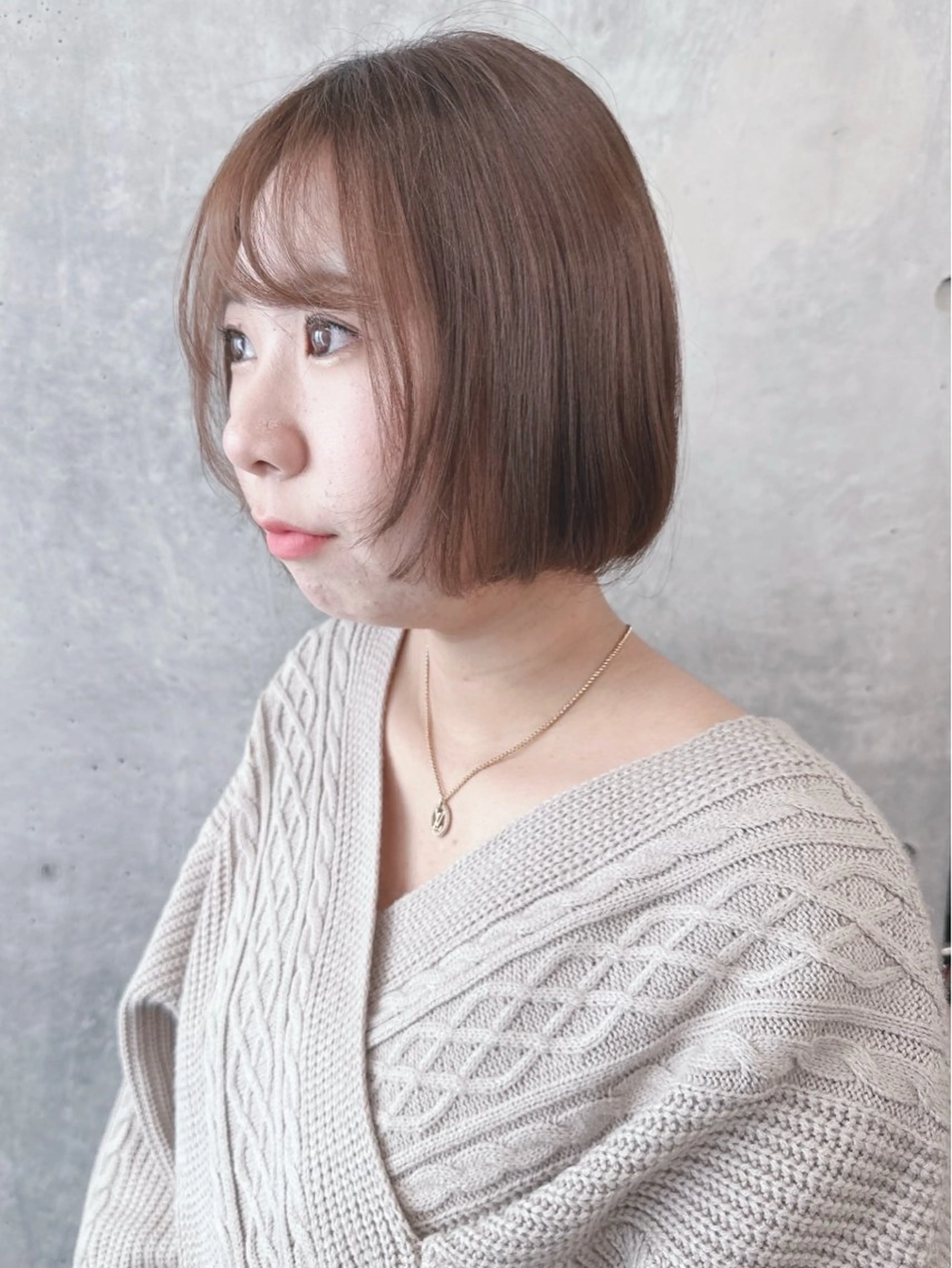 ショート 小顔ボブ/お悩み解決 /ボブパーマ/とういのヘアスタイル