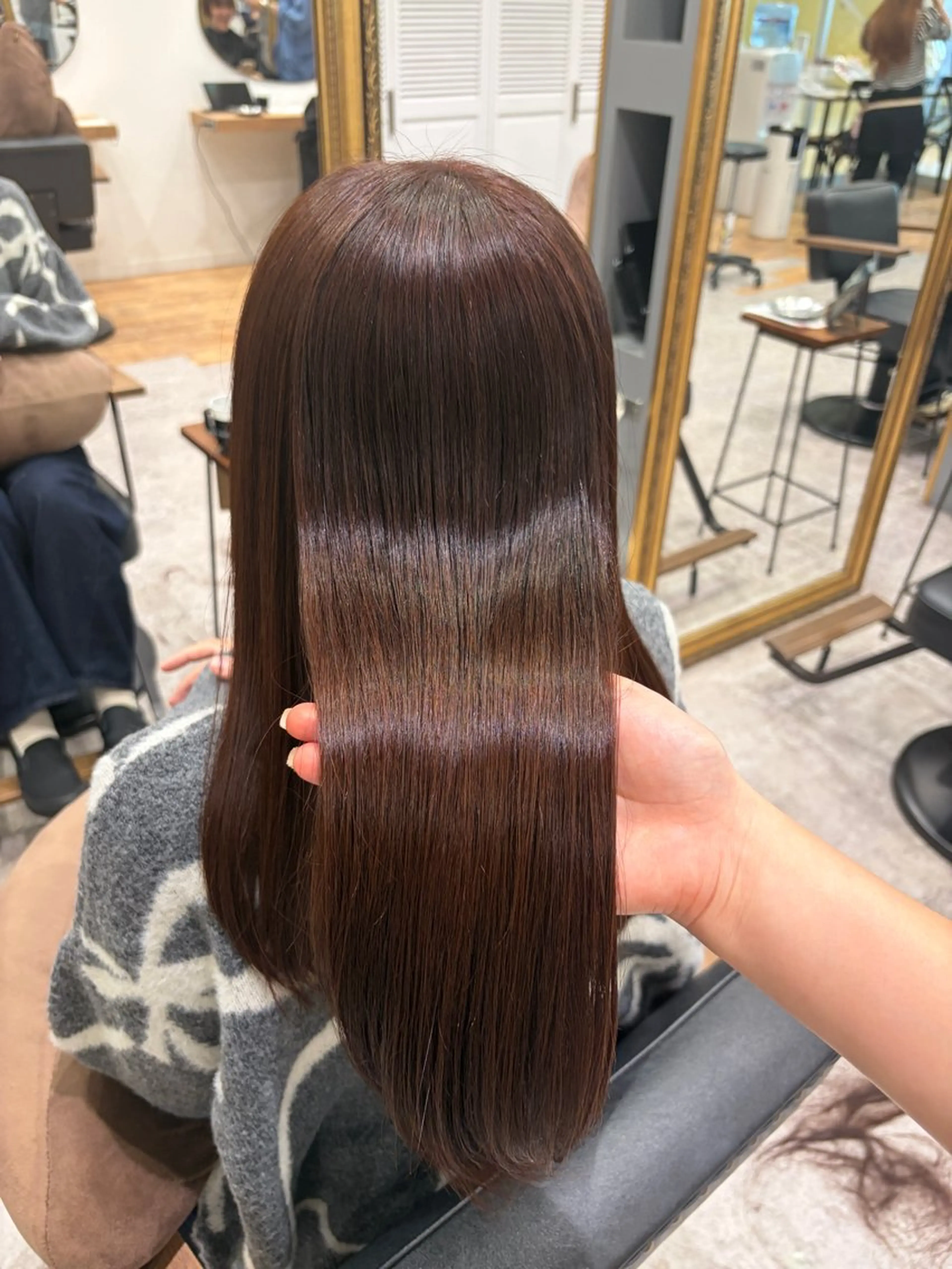 セミロング 髪質改善 縮毛矯正 酸性ストレート 縮毛矯正 🕊髪質改善 ストレート🕊まいのヘアスタイル