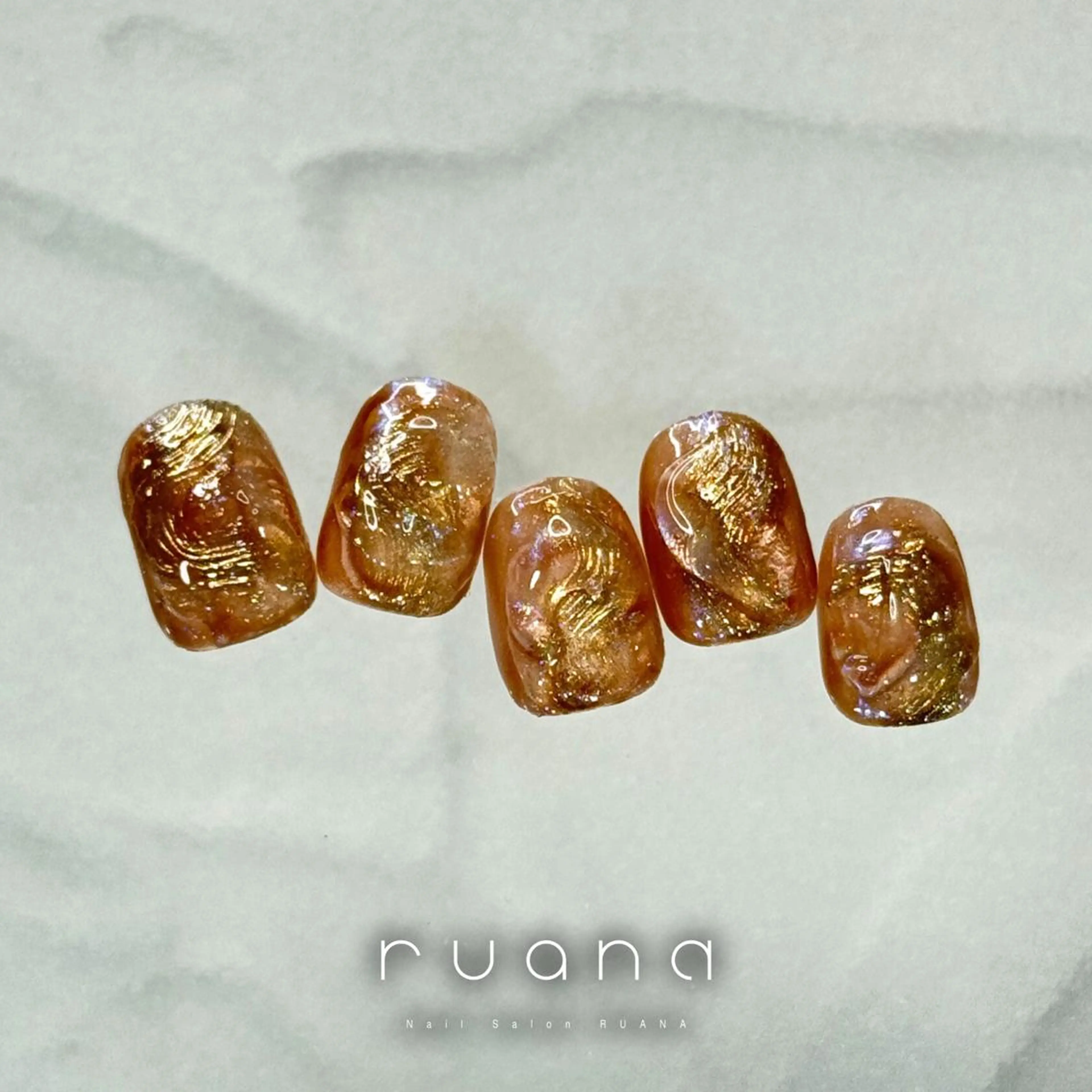 ネイル ハンドネイル 中西 心純愛のネイルデザイン