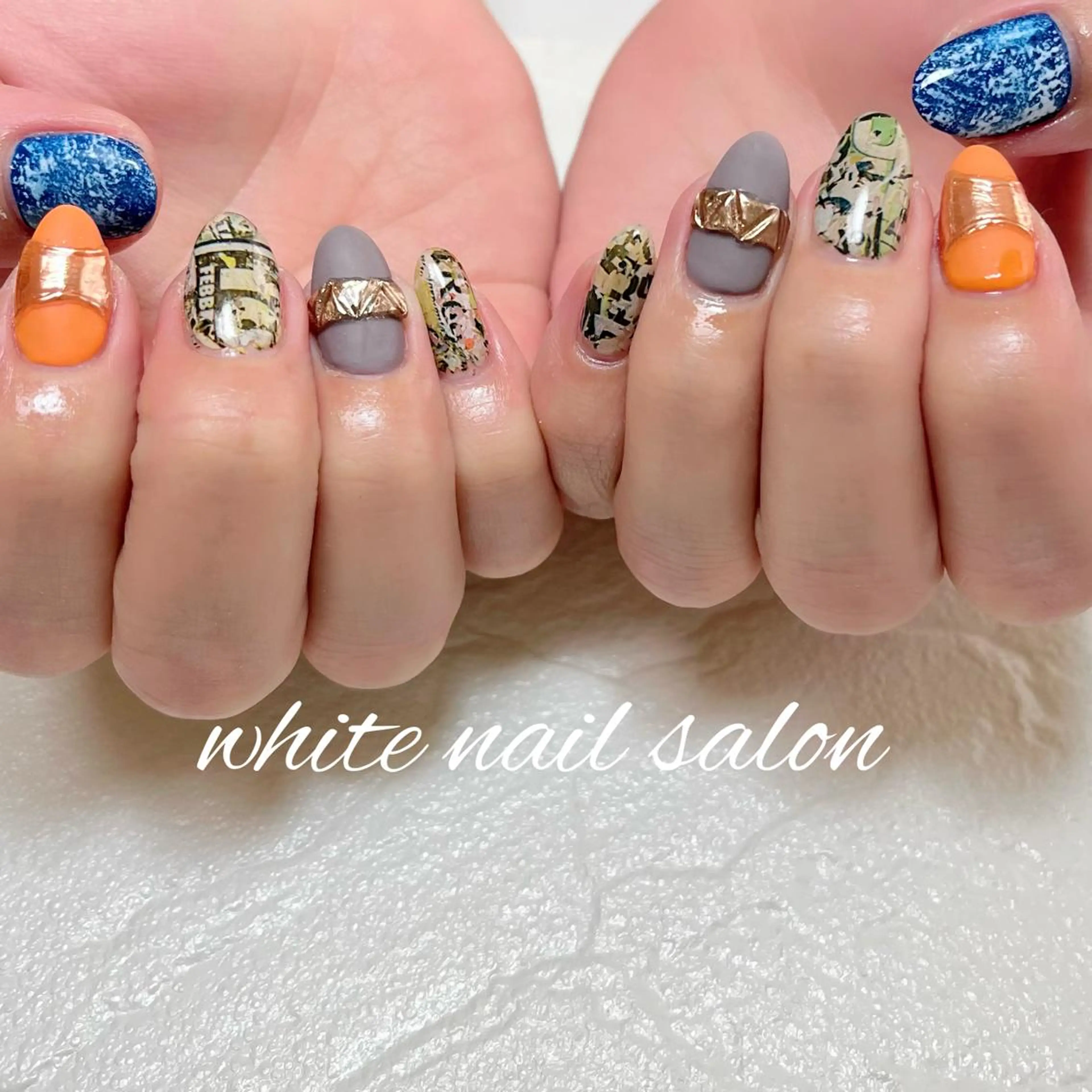 ネイル フットネイル ジェルネイル ハードジェル ラメ(グリッター) 持ち込み ハンドネイル white nail salonのネイルデザイン