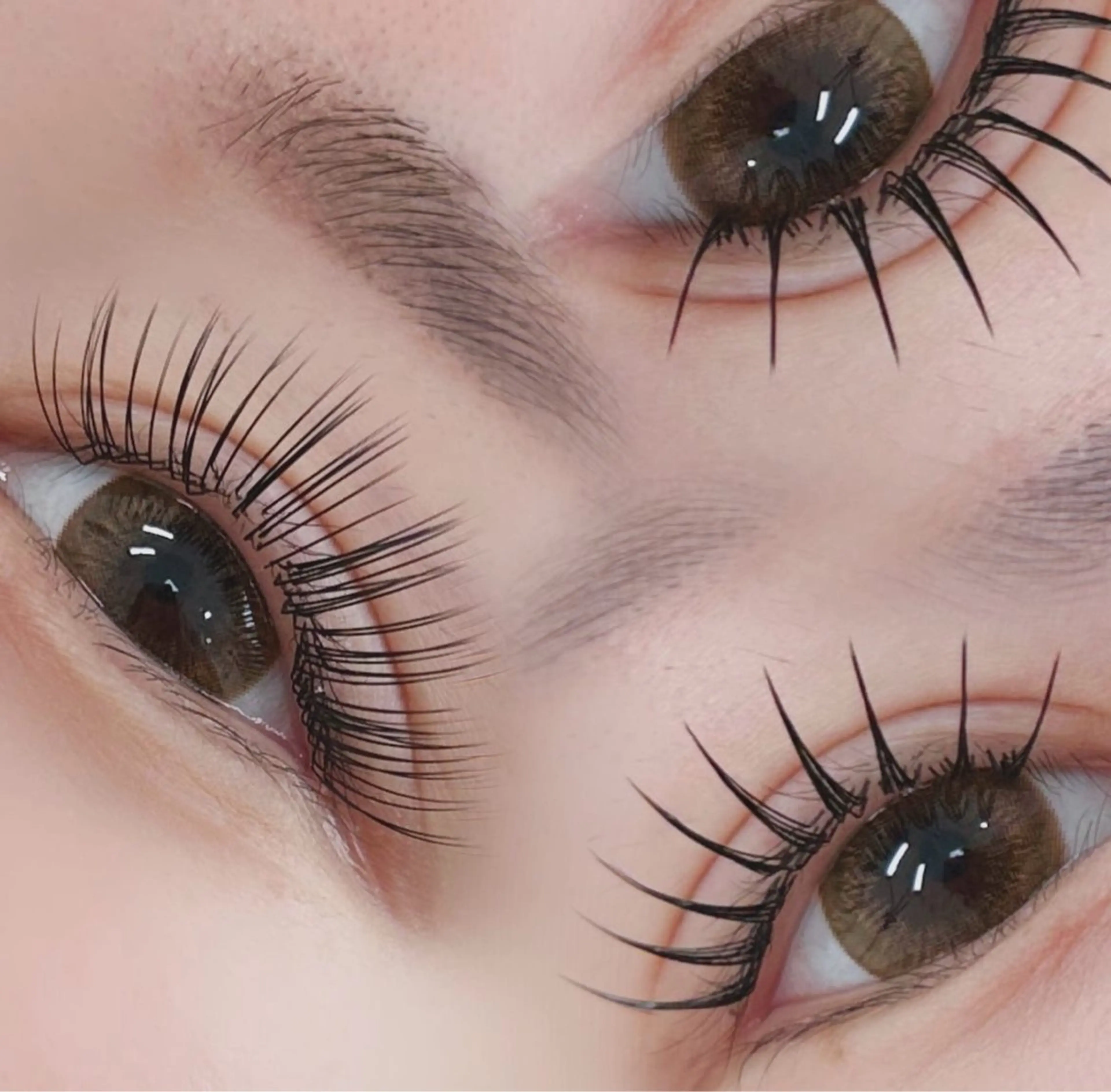 マツエク・マツパ 束感まつ毛 ナチュラル まつげパーマ ボリュームラッシュ LB美容サロン 池袋東口店のマツエク・マツパデザイン