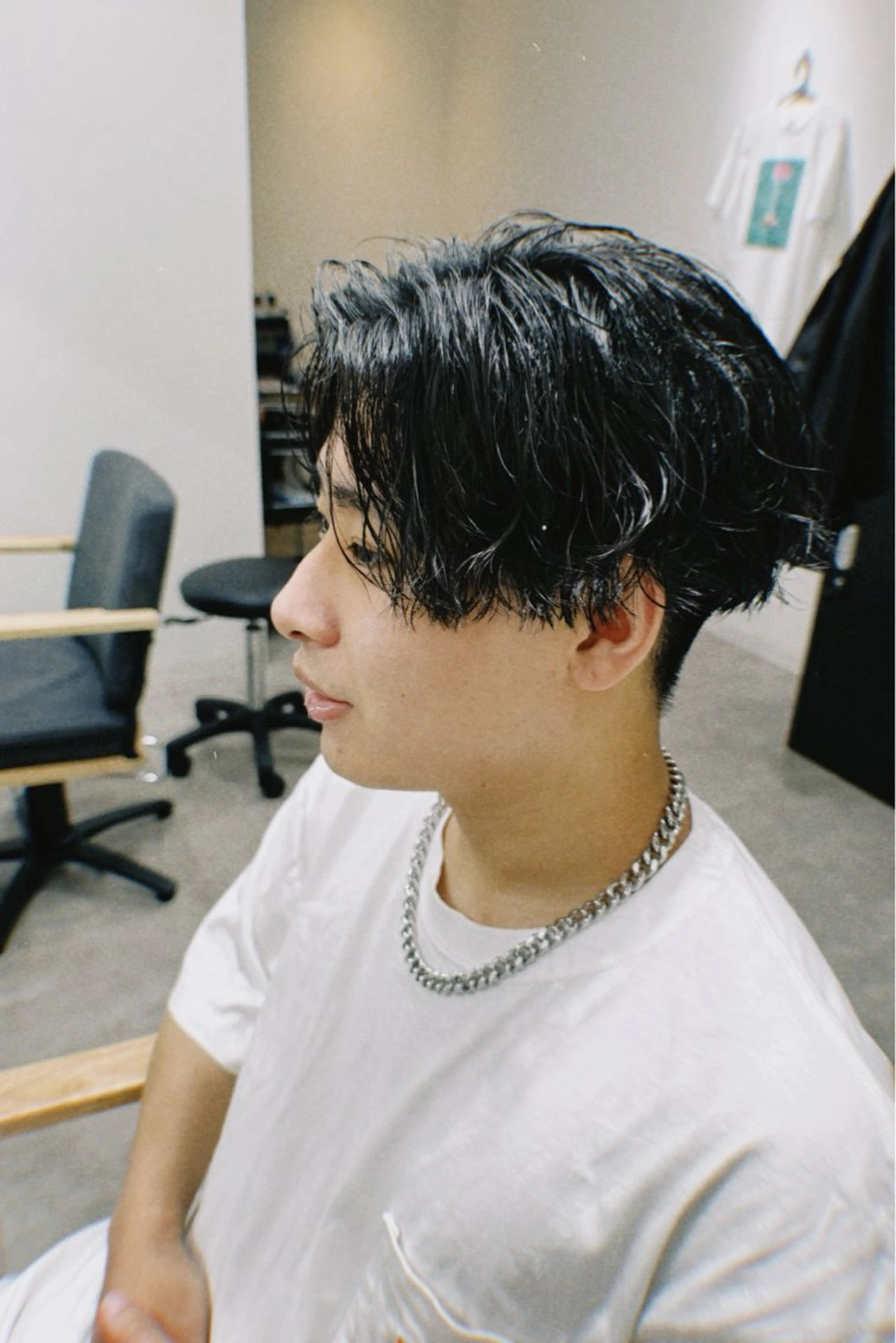 パーマ メンズ カット パーマ ヘッドスパ 新宿/パーマ🦋 メンズボブ/めいのヘアスタイル