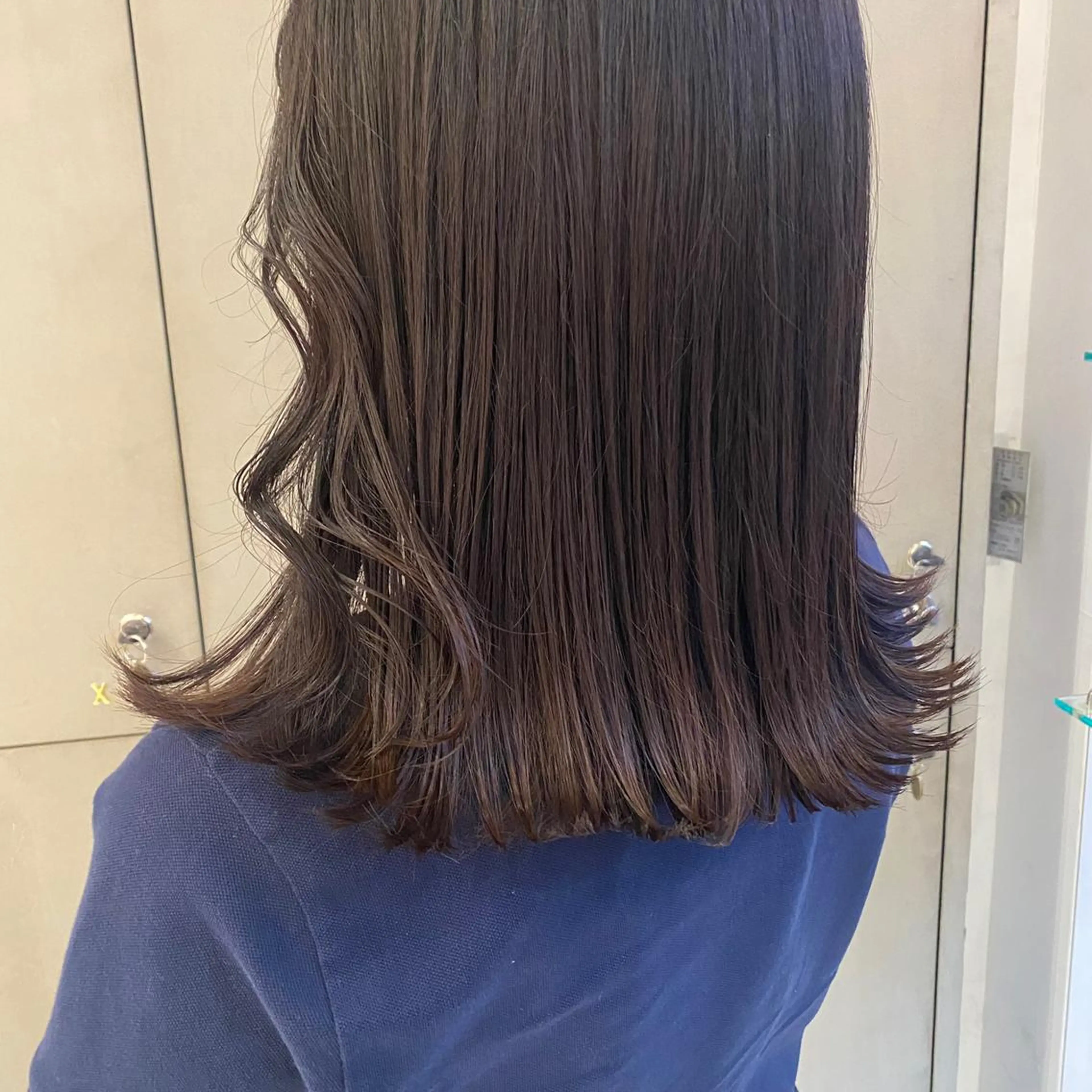 カラー ヘアカラー トリートメント ｱｵﾇﾏﾐﾕ☁️ /ボブ/ハイトーン/のヘアスタイル