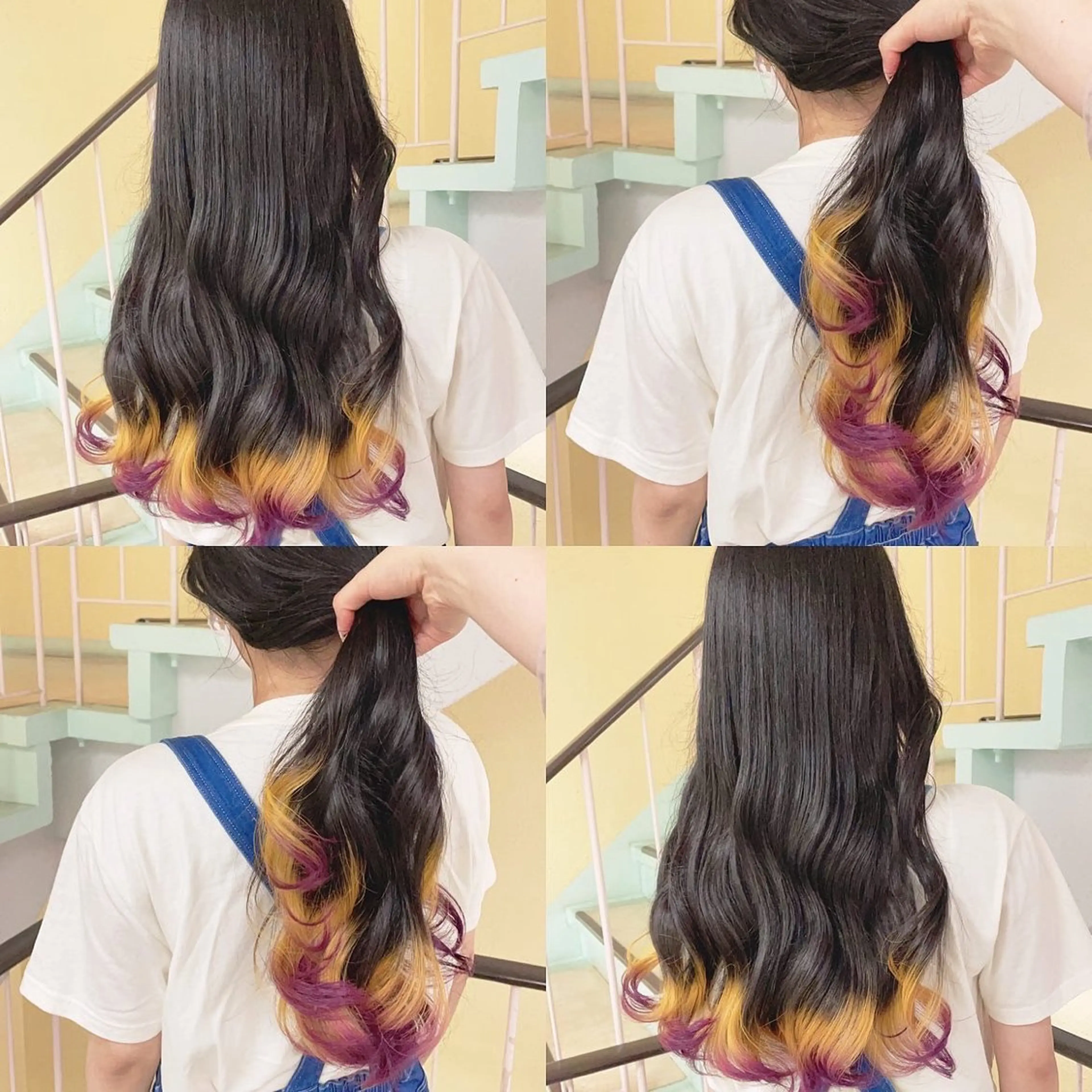 カラー ヘアカラー トリートメント 渋谷:インナーカラー ／🍒エリカ🍒のヘアスタイル