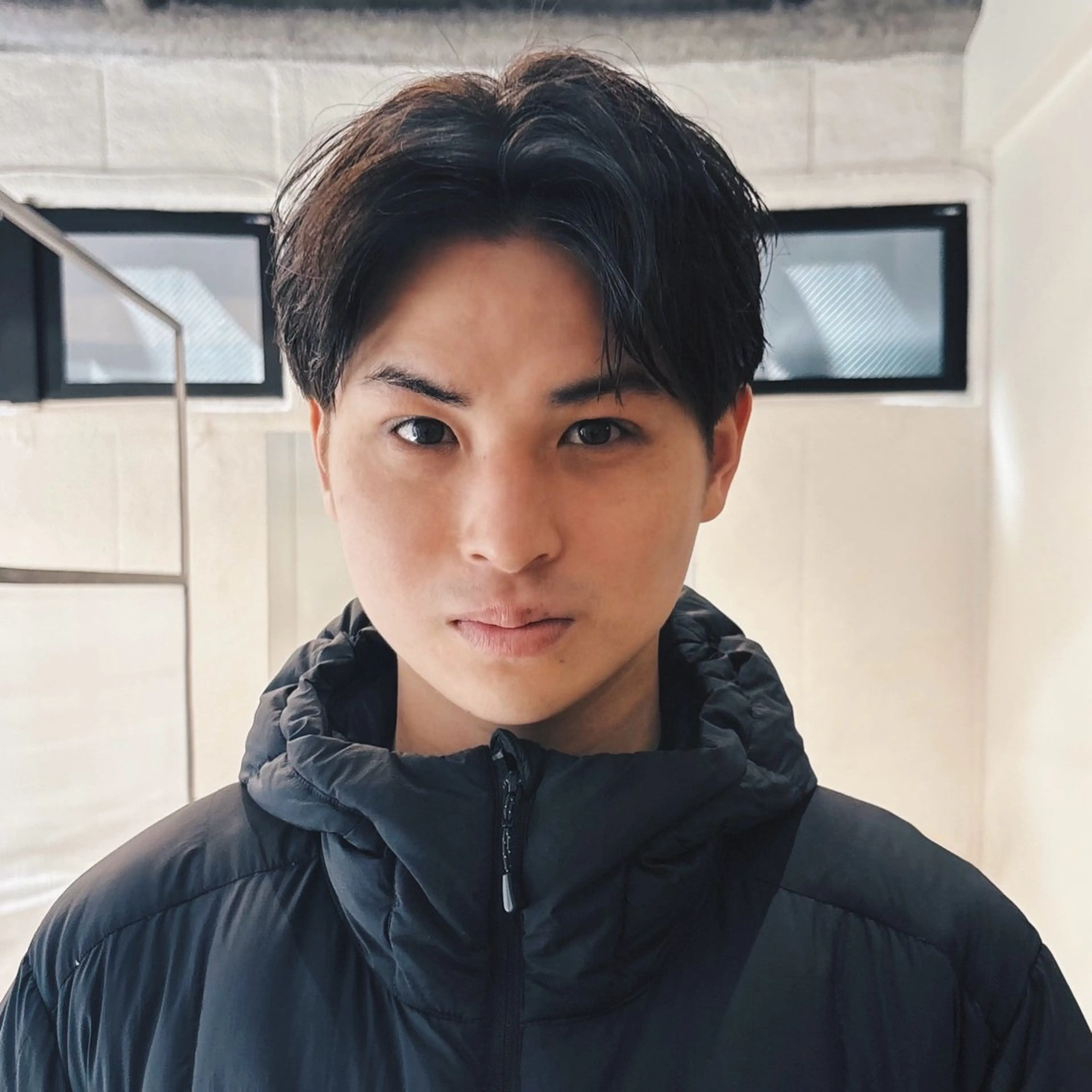 ショート メンズ センターパート カット メンズ特化美容師 サノヤマトのヘアスタイル