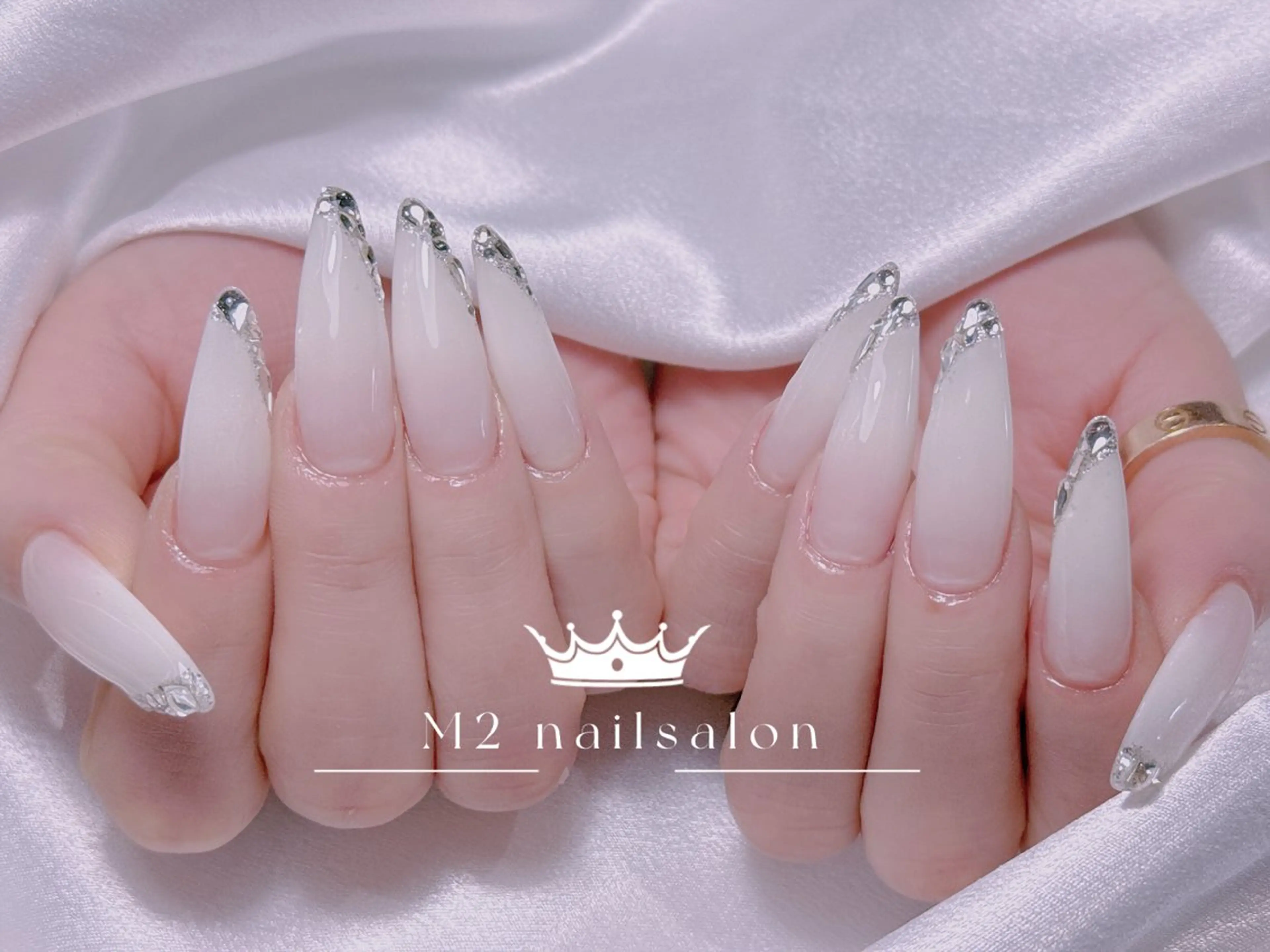 ネイル ハンドネイル 長さだし専門店 M2　rikaのネイルデザイン