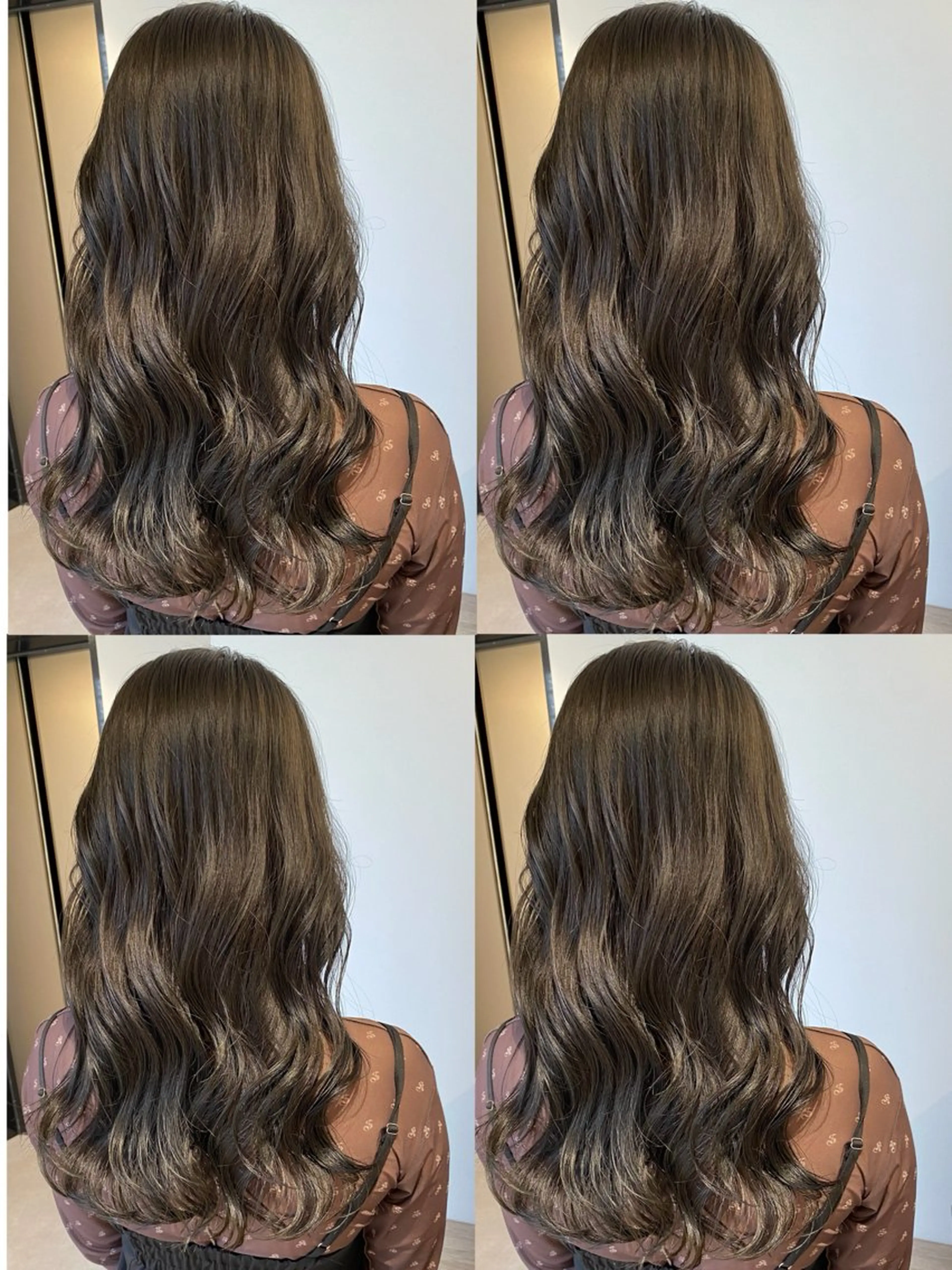 【ミニモ限定価格✨】艶イルミナカラー＋オージュア4ステップトリートメント🌼の写真