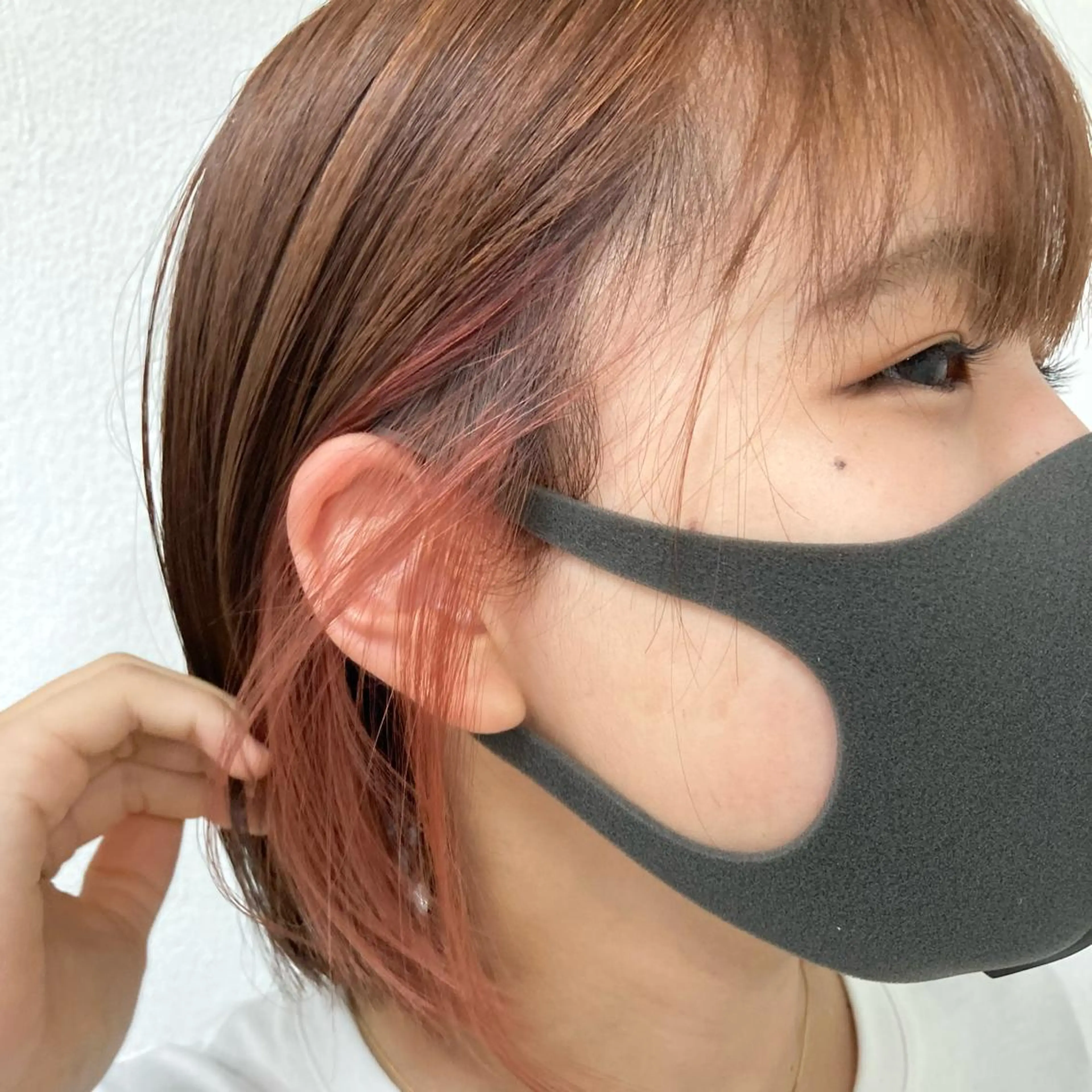 ショート カラー ウルフレイヤー エクステ/kokiのヘアスタイル