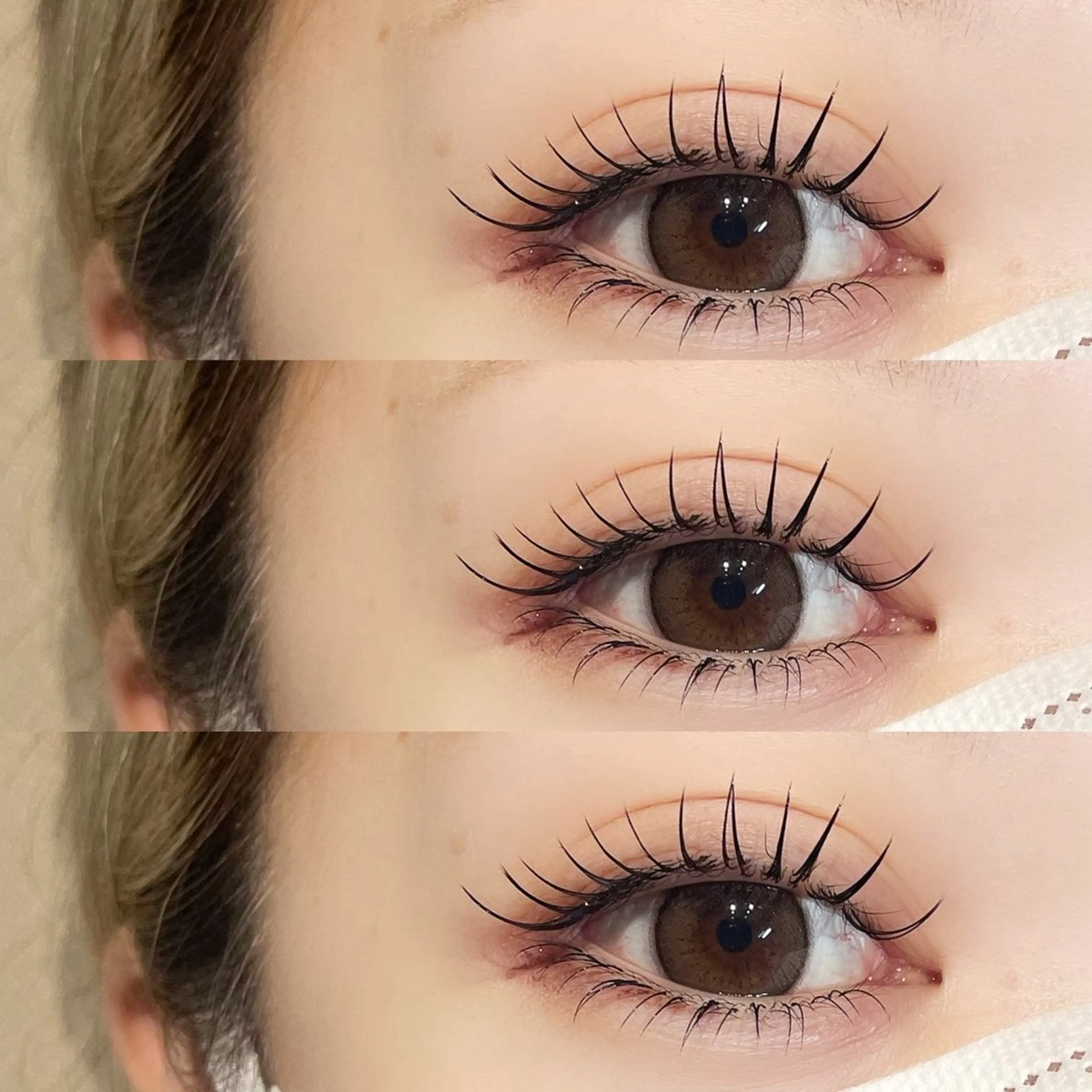 マツエク・マツパ マツエク LILY 猪瀬 ෆ‪ 上下エク/パリ/束感のマツエク・マツパデザイン