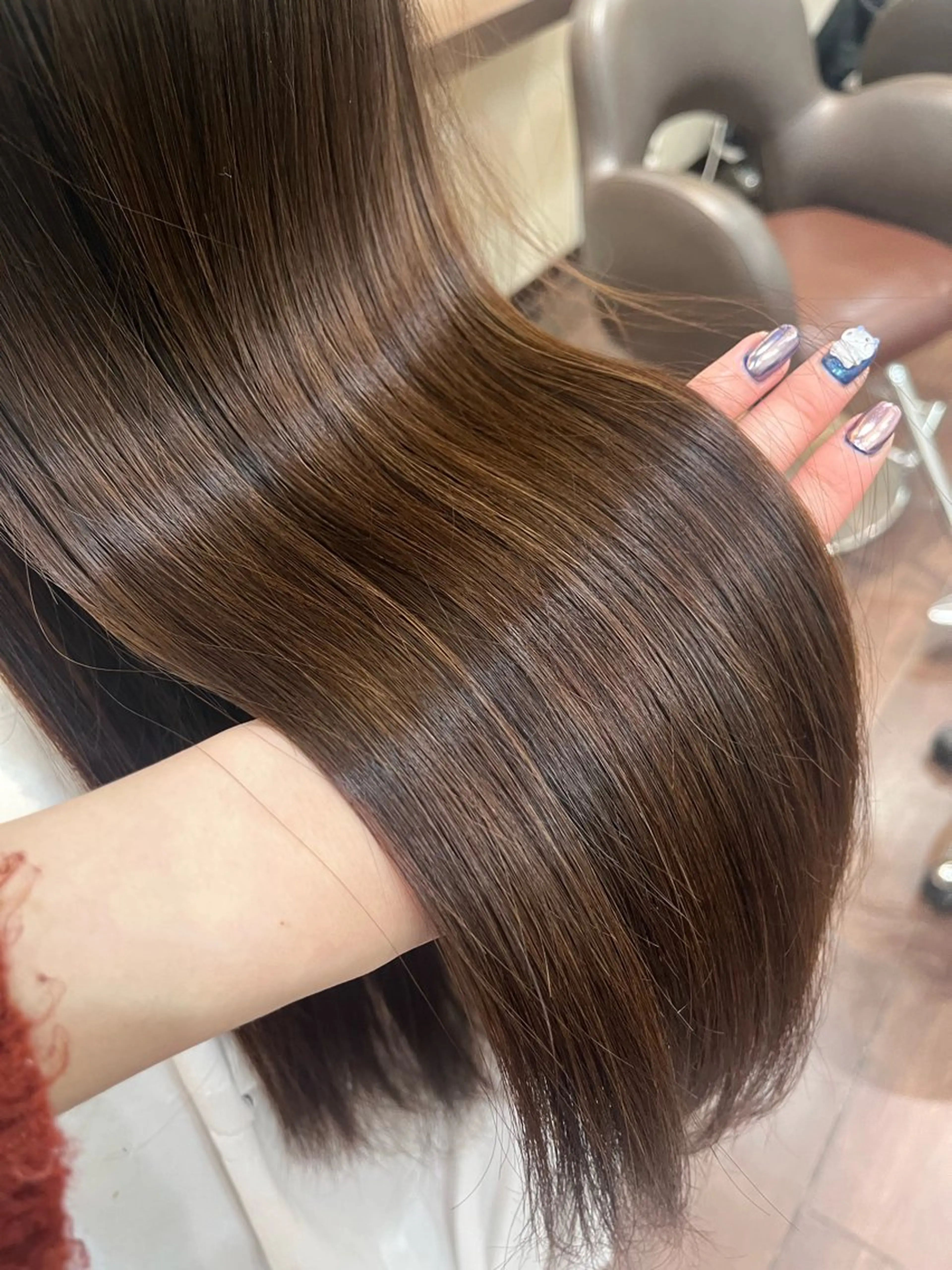 ロング カラー トリートメント ヘッドスパ ヘアセット 酸性ストレート 🤍🎀honokaのヘアスタイル