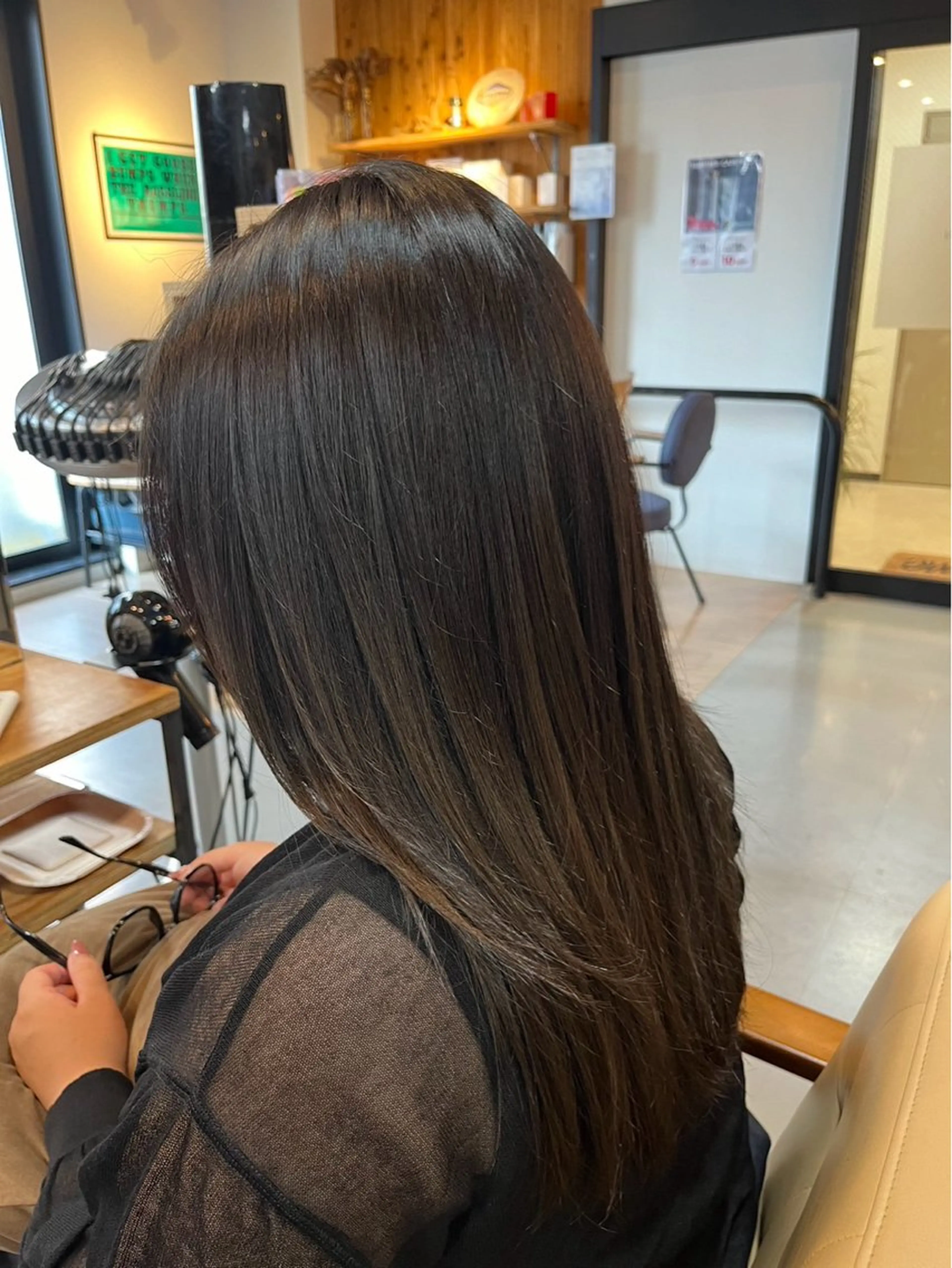 セミロング カット ヘアカラー トリートメント JUNO所属・阪神西宮★JUNO 川﨑温子のヘアスタイル