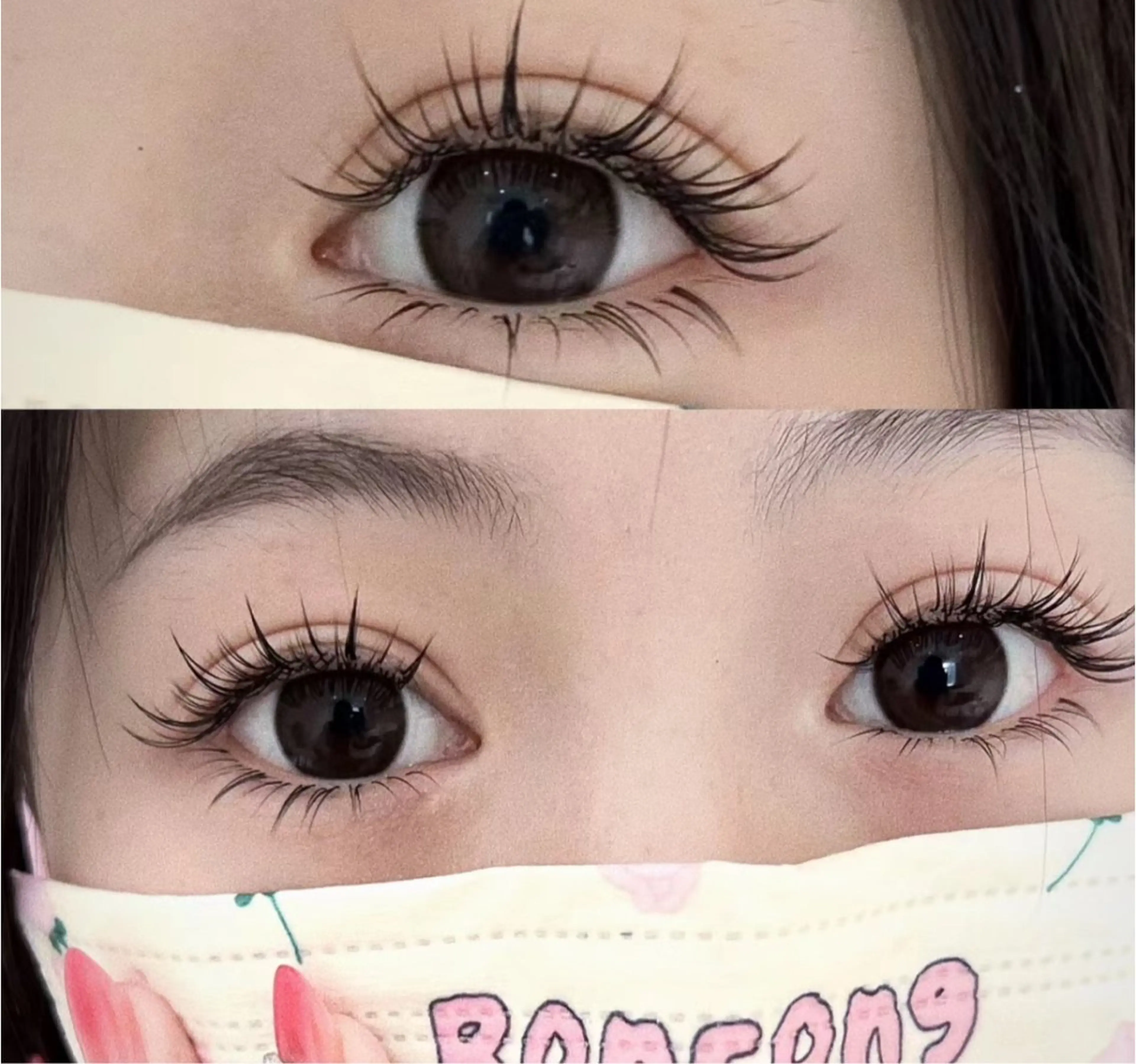 ins大人気ワンホンマツエク‼️漫画マツエク(上ボリューム600本まで) 新規オフ無料の写真