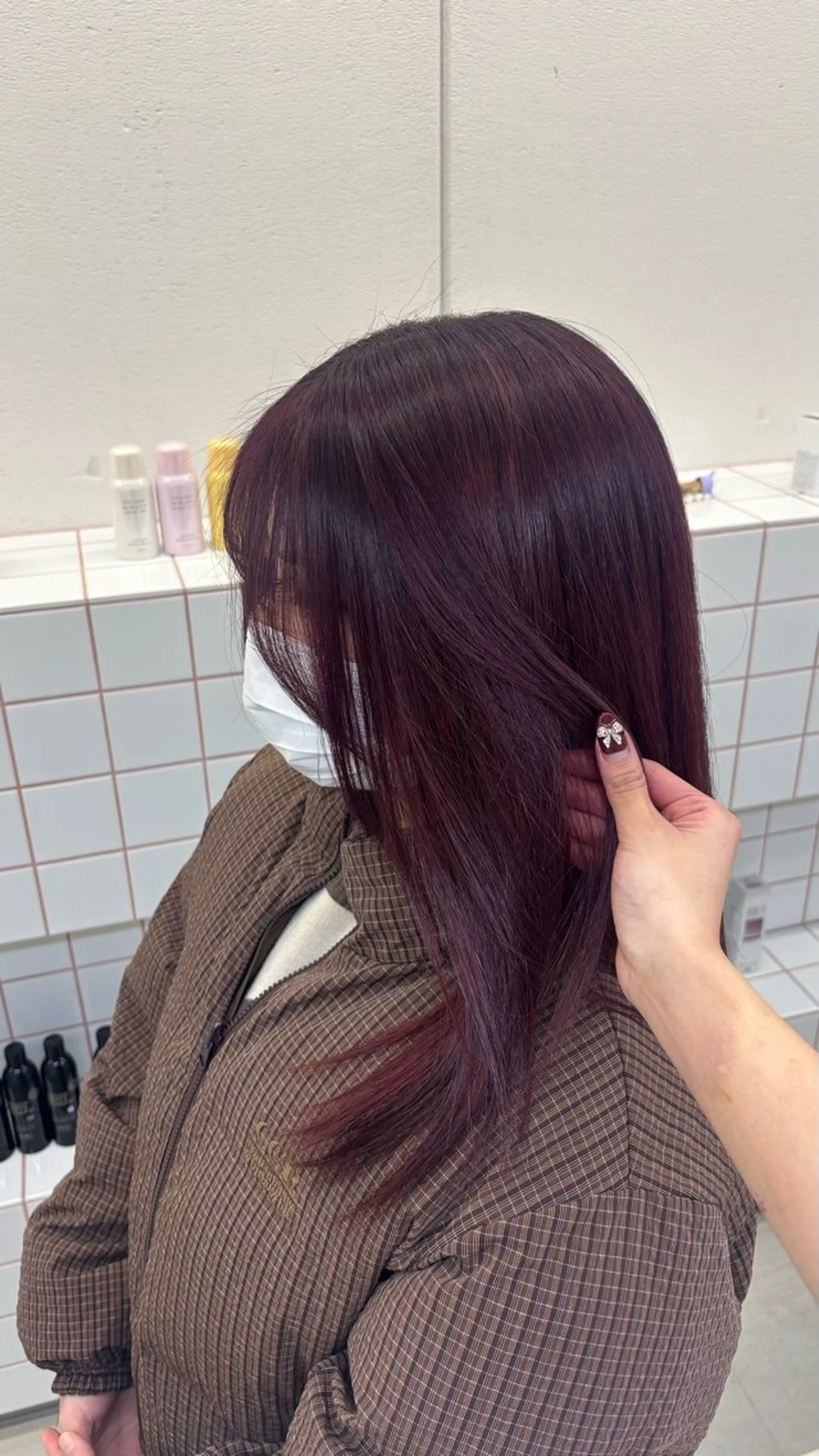 カラー ヘアカラー トリートメント 🌷花屋併設🌷 岡本明日実のヘアスタイル