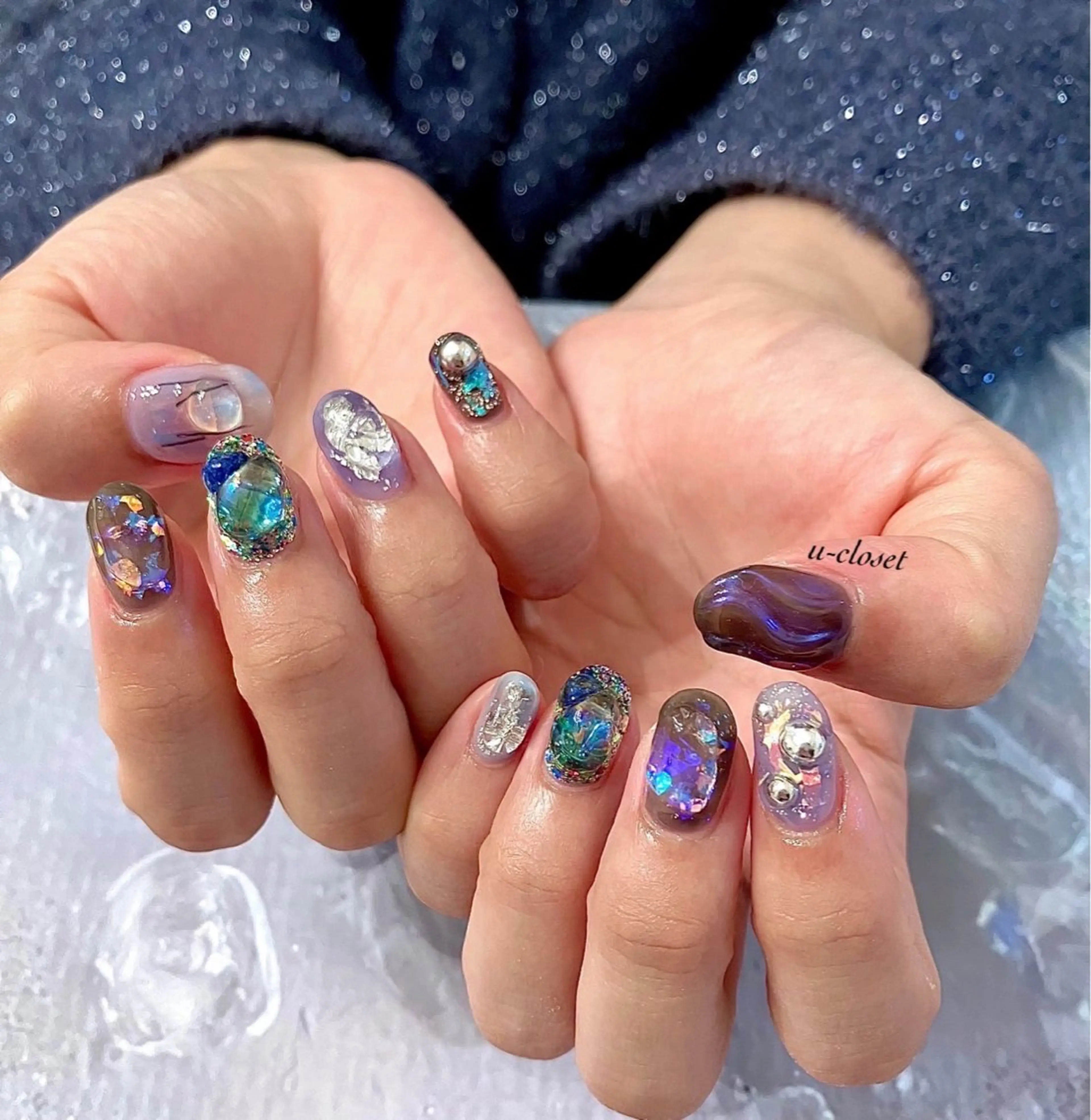 ネイル ハンドネイル u closetのネイルデザイン