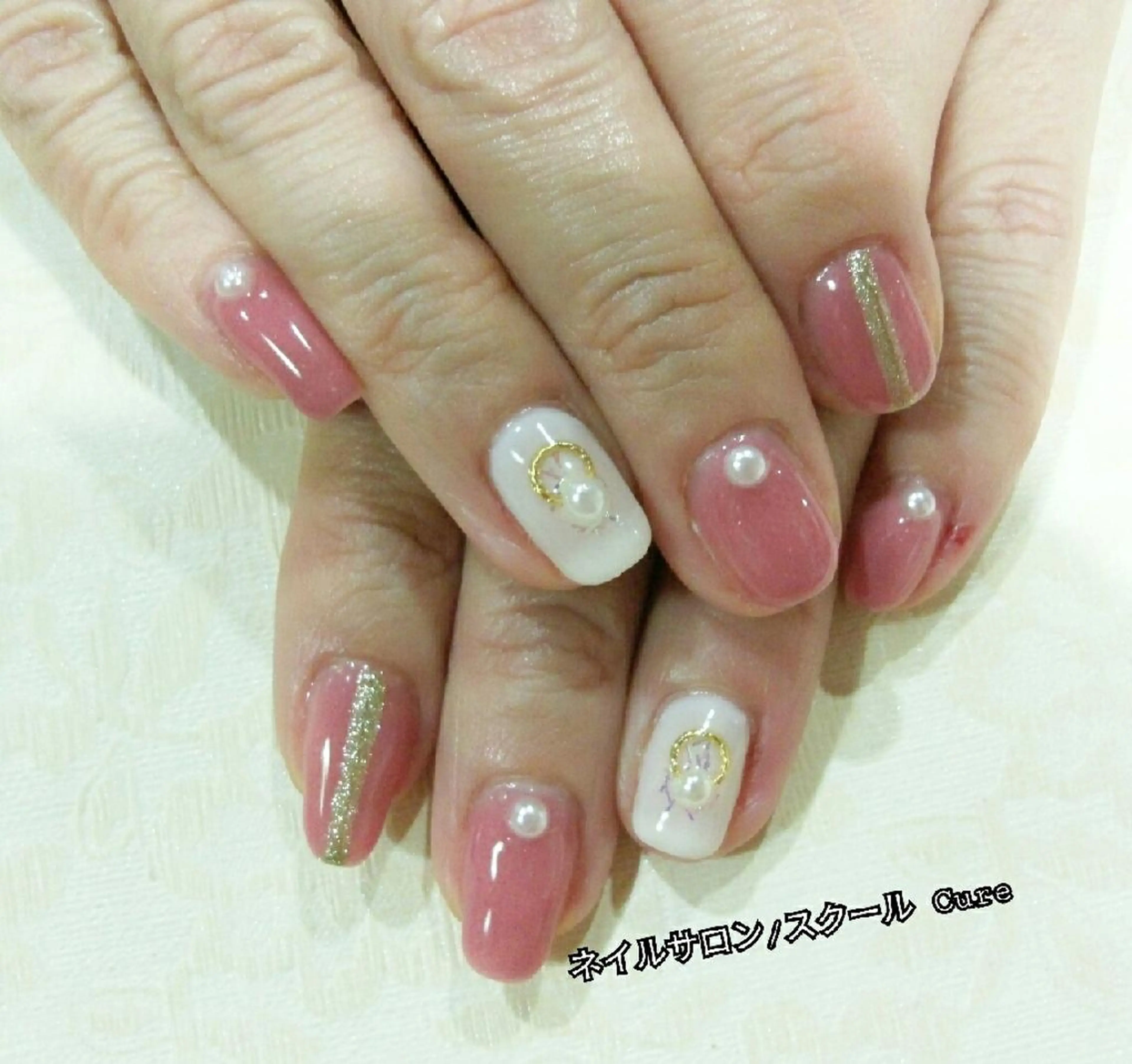 ミディアム ネイル ネイルサロン Cureのネイルデザイン