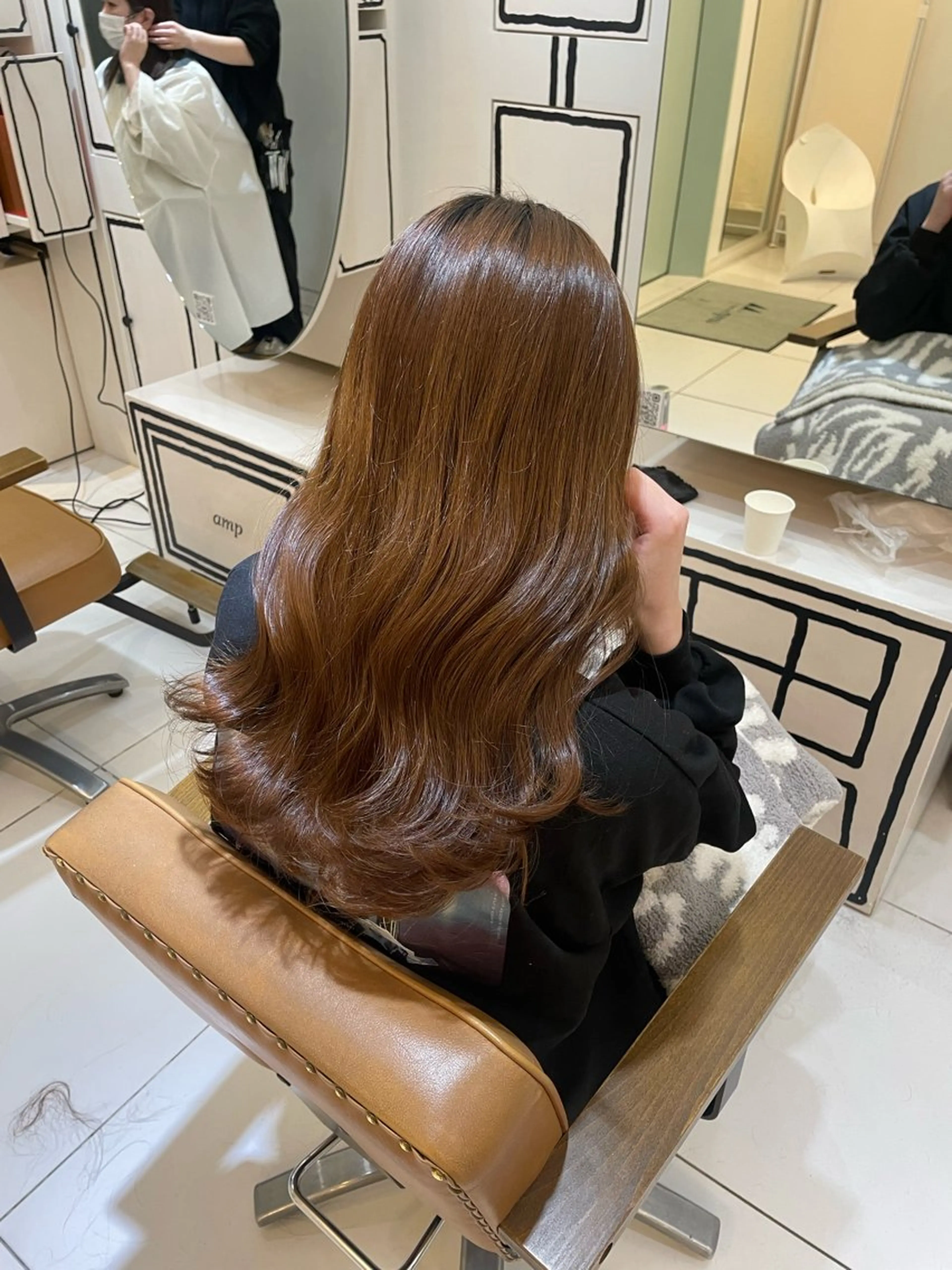 ロング 田口 花葉のヘアスタイル