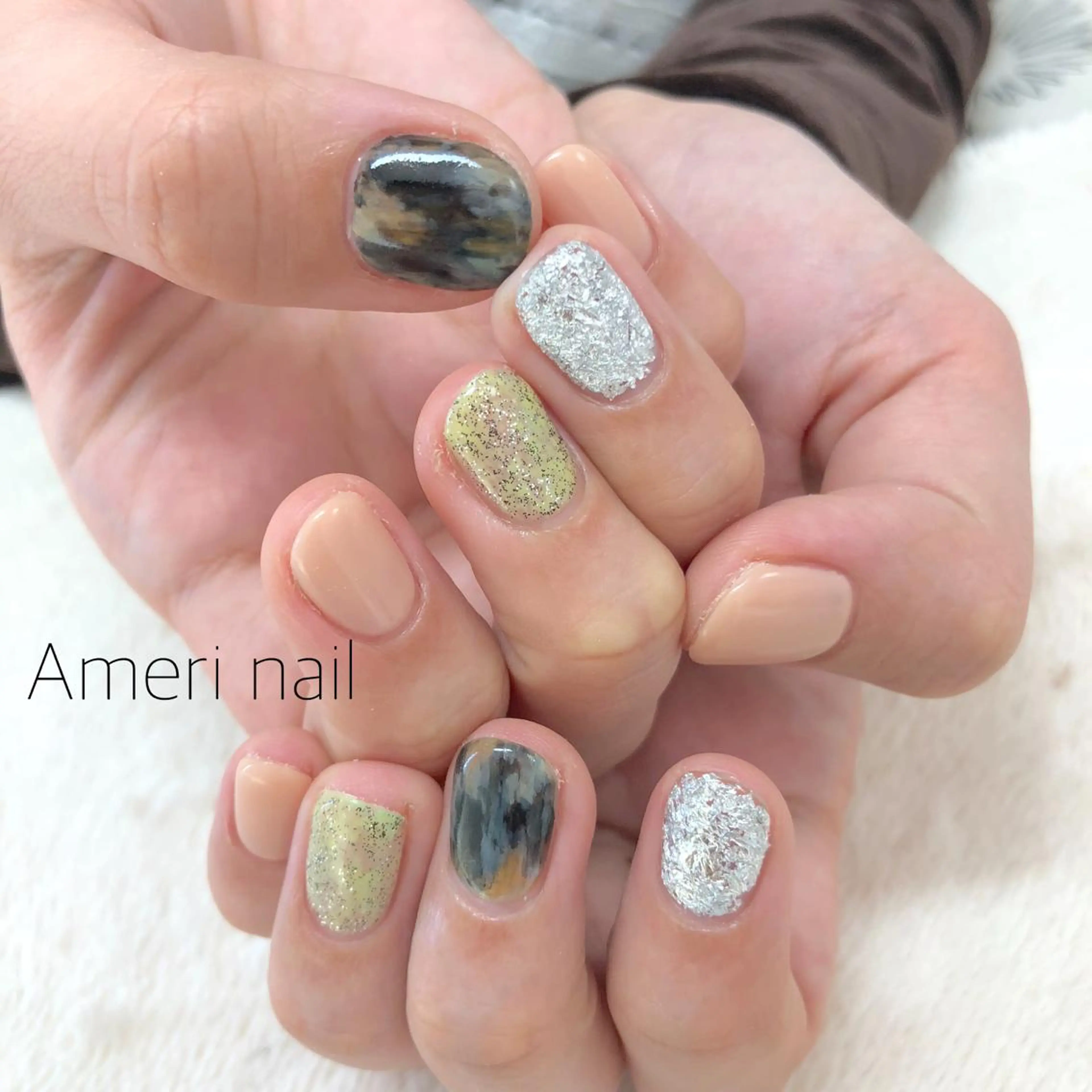ネイル ハンドネイル Ameri nail /UKIのネイルデザイン