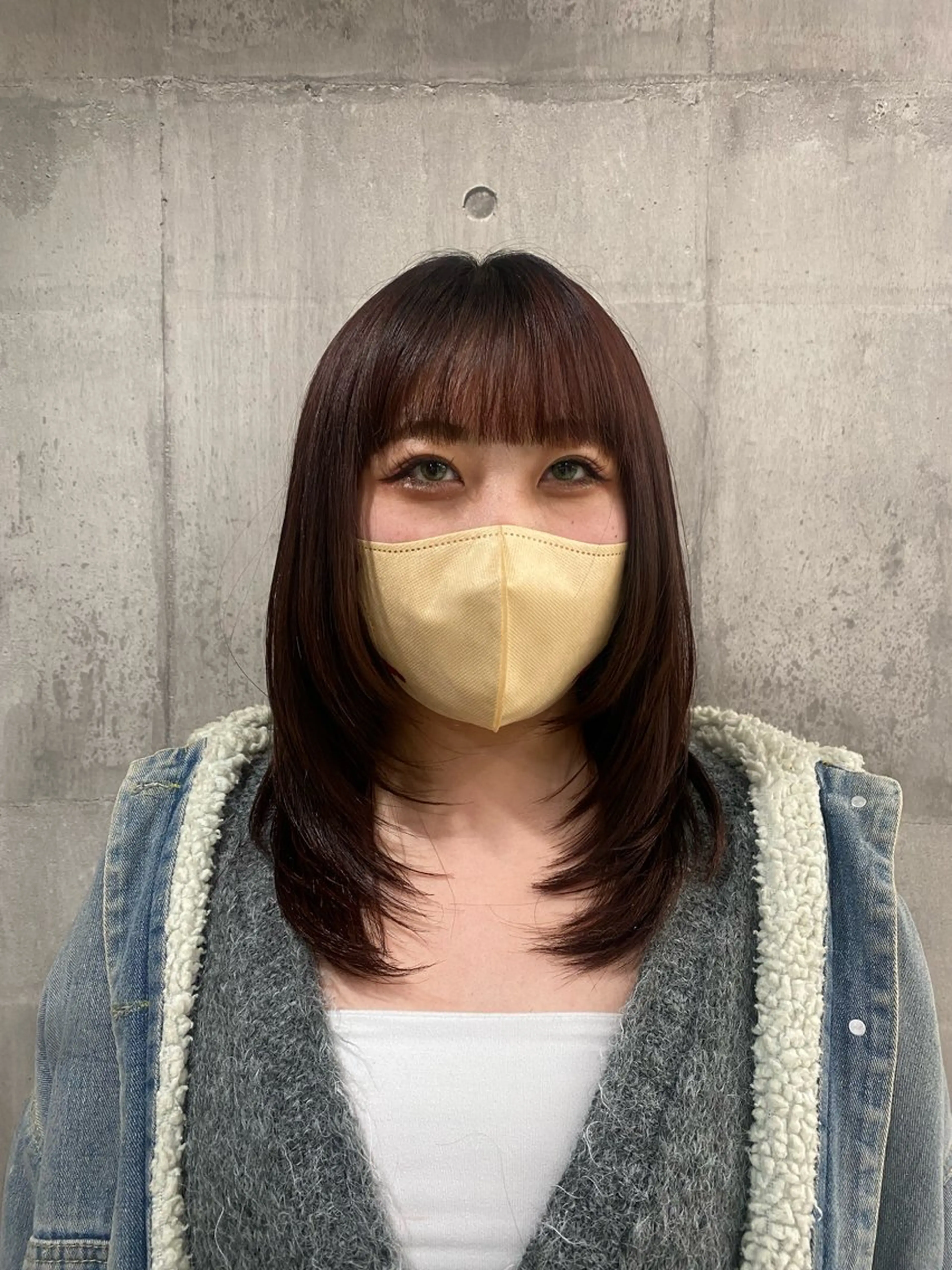 セミロング カラー ヘアアレンジ メンズ のん🎀ハイトーン/ レイヤーカット🐳のヘアスタイル