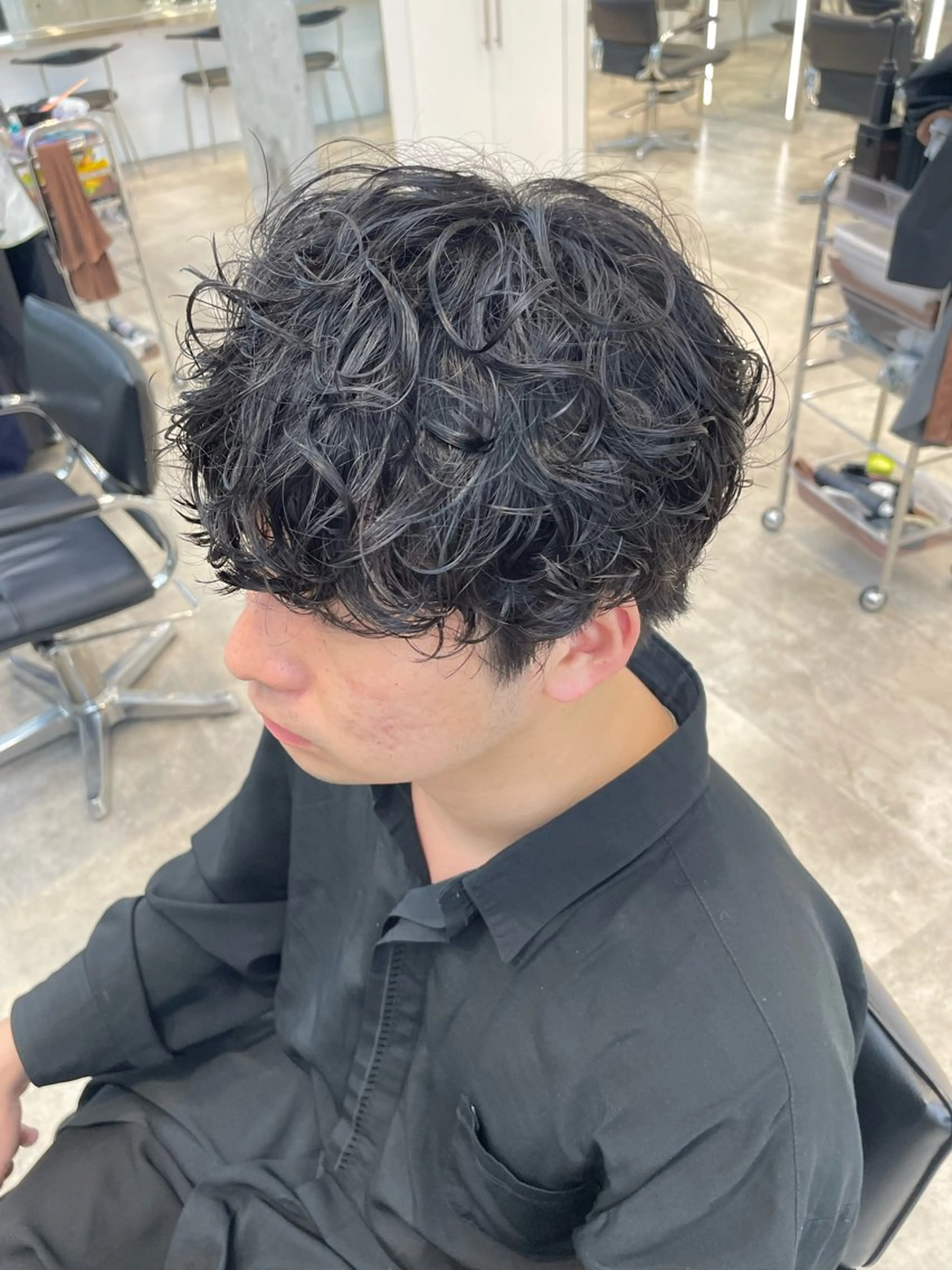 パーマ メンズ カット パーマ トリートメント fifth 武正 琉生のヘアスタイル