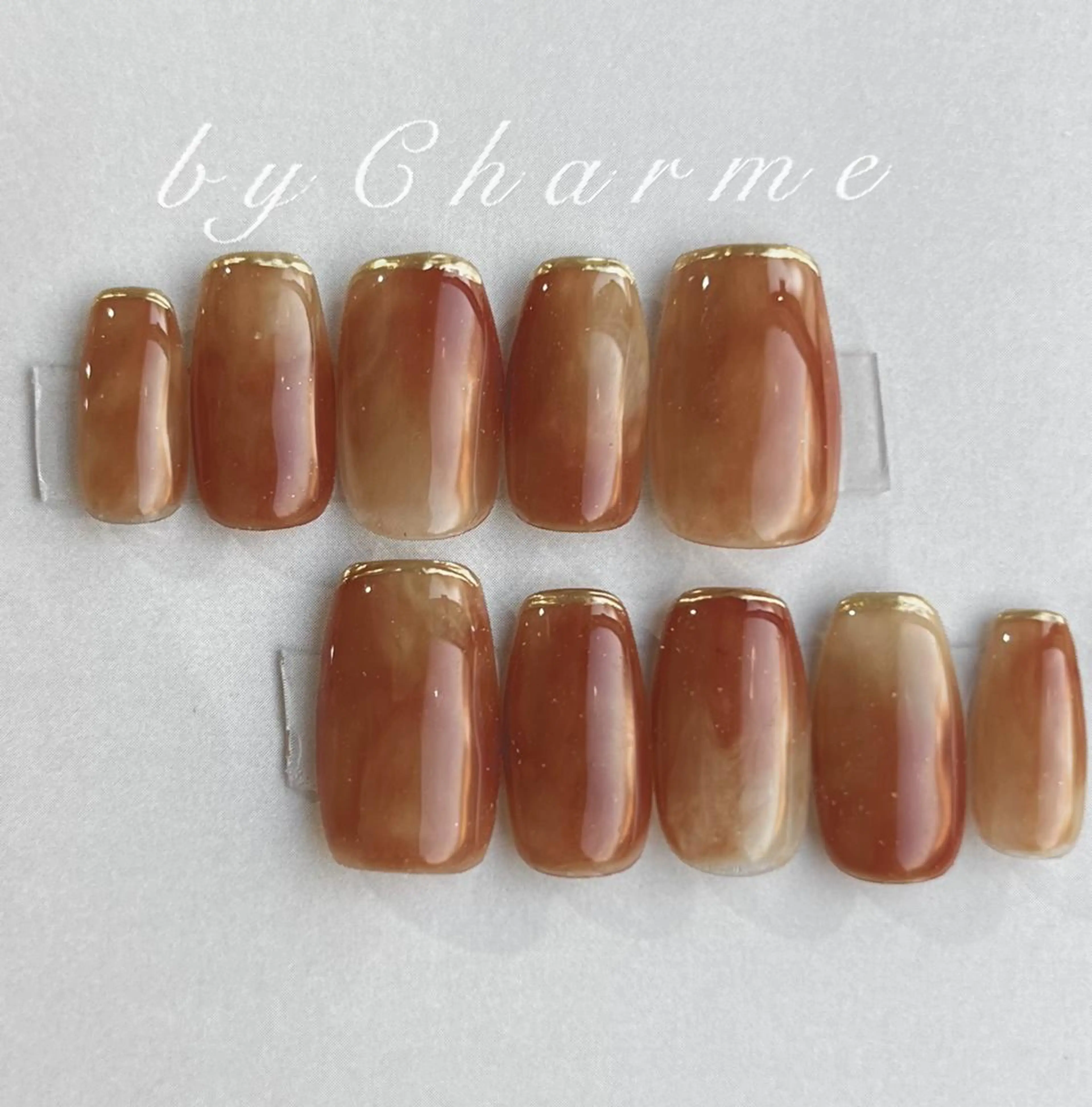 ネイル Ray. ちゅるん系ニュアンスのネイルデザイン