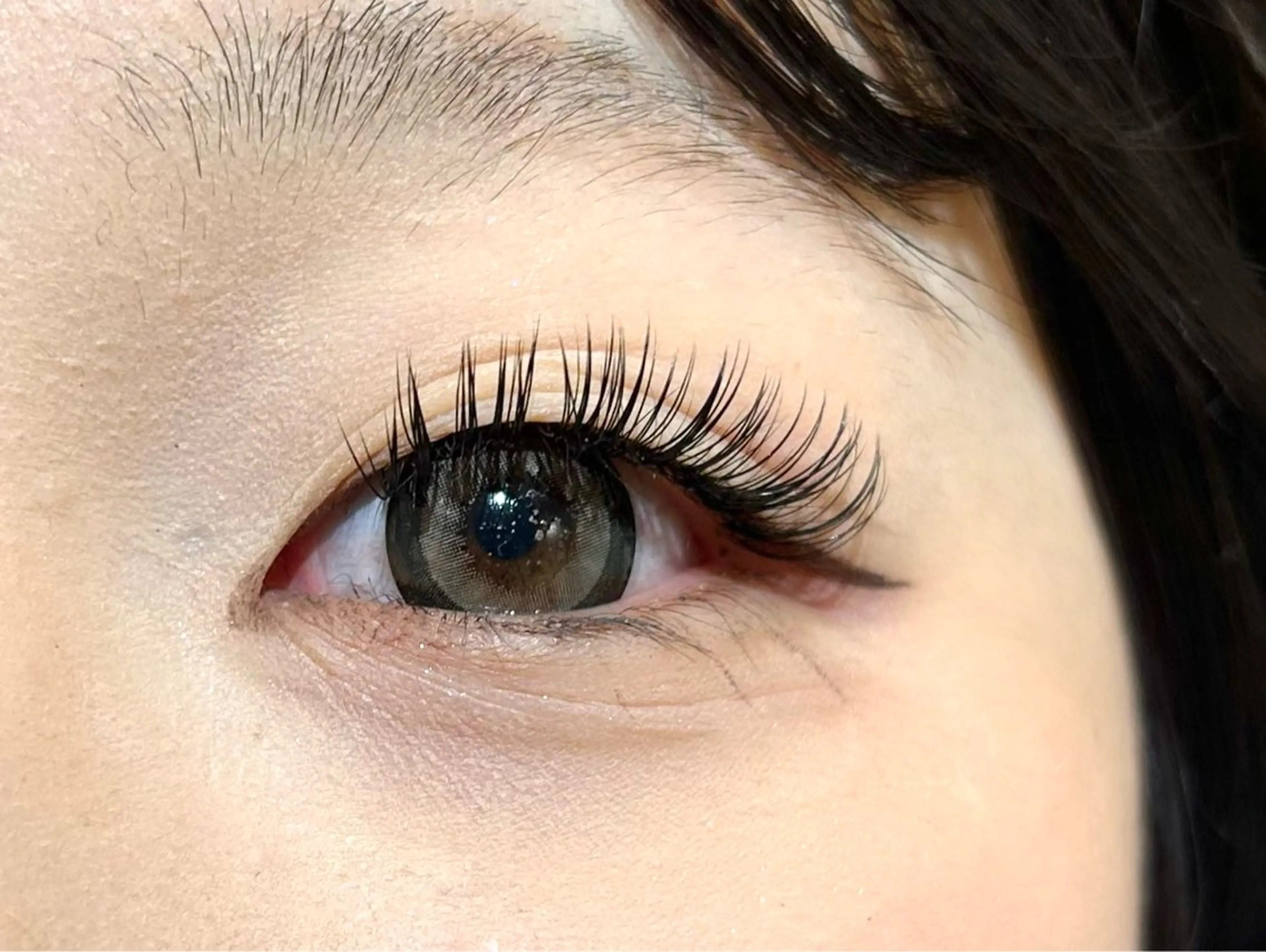 マツエク・マツパ Cカール フラットラッシュ petitchou eyelashのマツエク・マツパデザイン