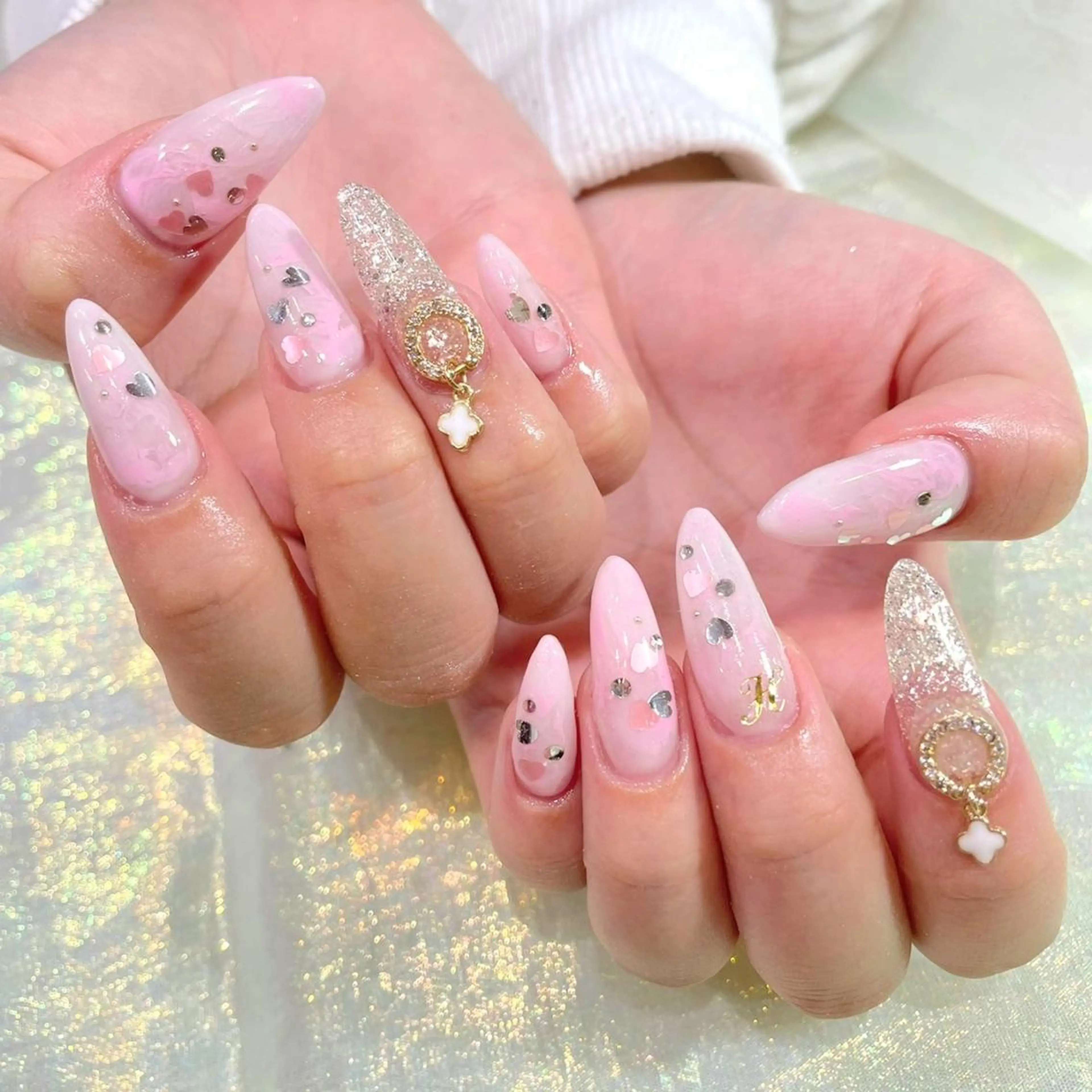 ネイル 長さ出し Menail 心斎橋 本店☆南船場移転☆のネイルデザイン