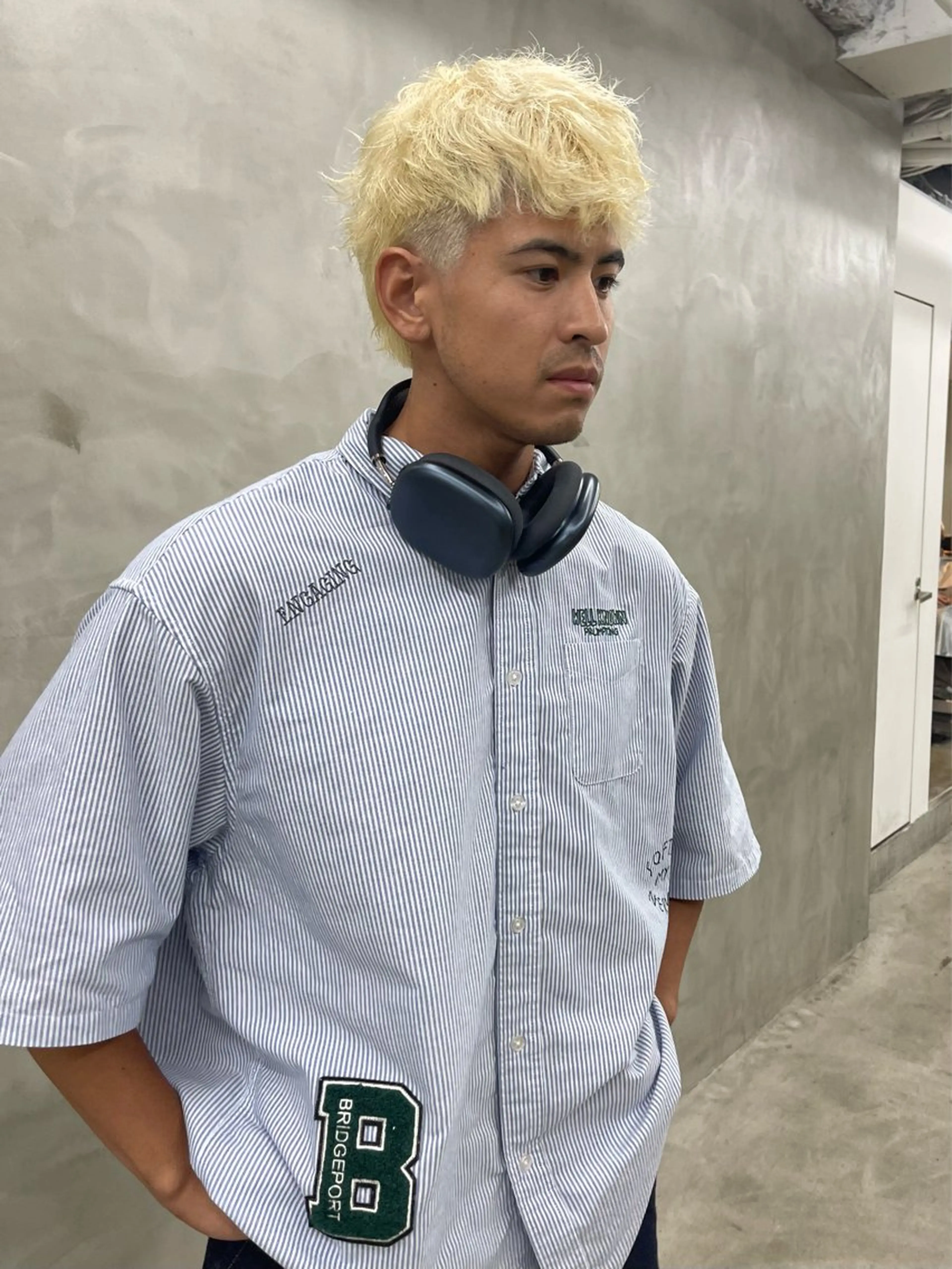 カラー メンズ カット ヘアカラー トリートメント メンズカット パーマ[佐橋]のヘアスタイル