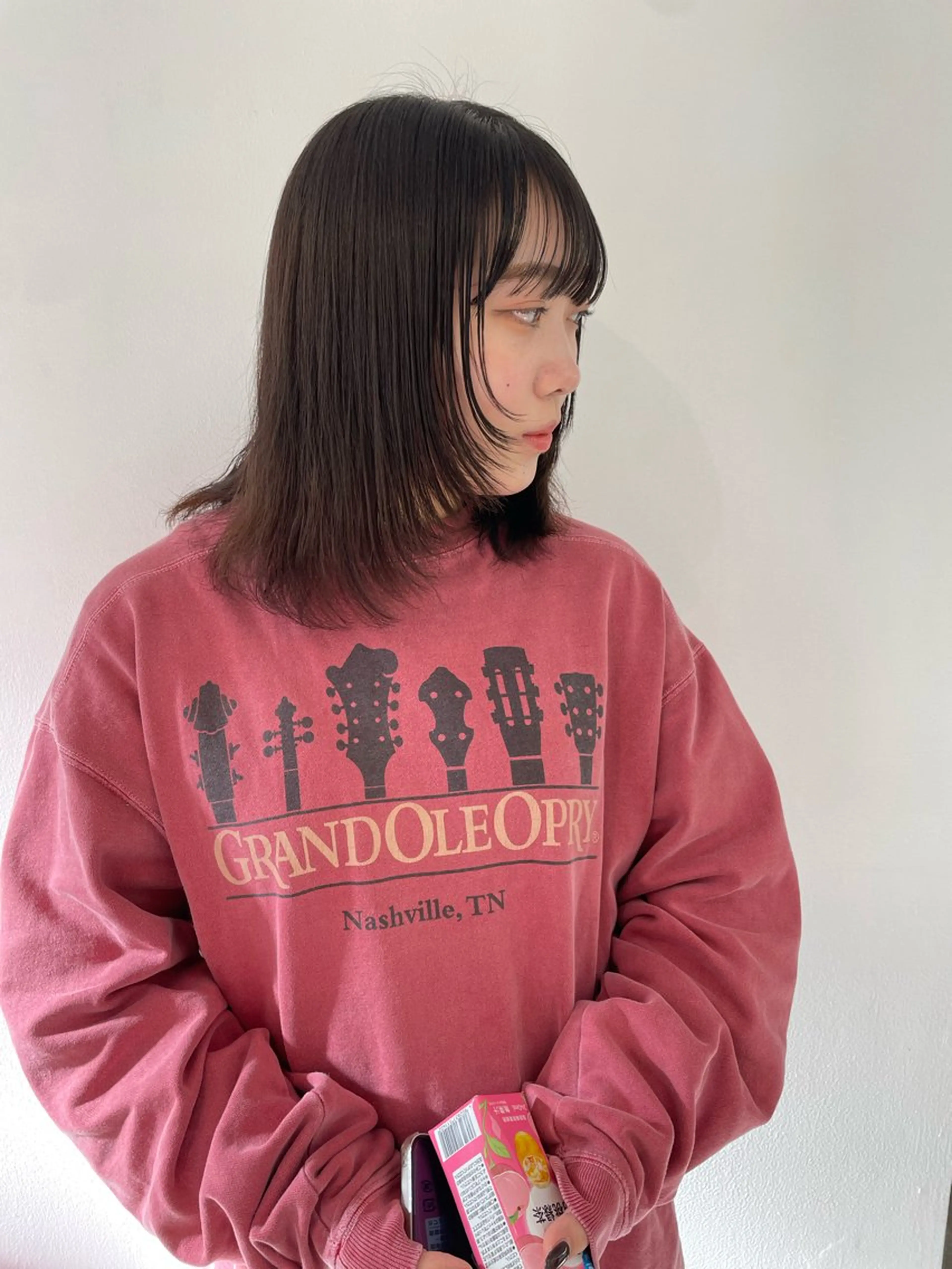 ミディアム カット sakura🌸 レイヤー/韓国ヘアのヘアスタイル