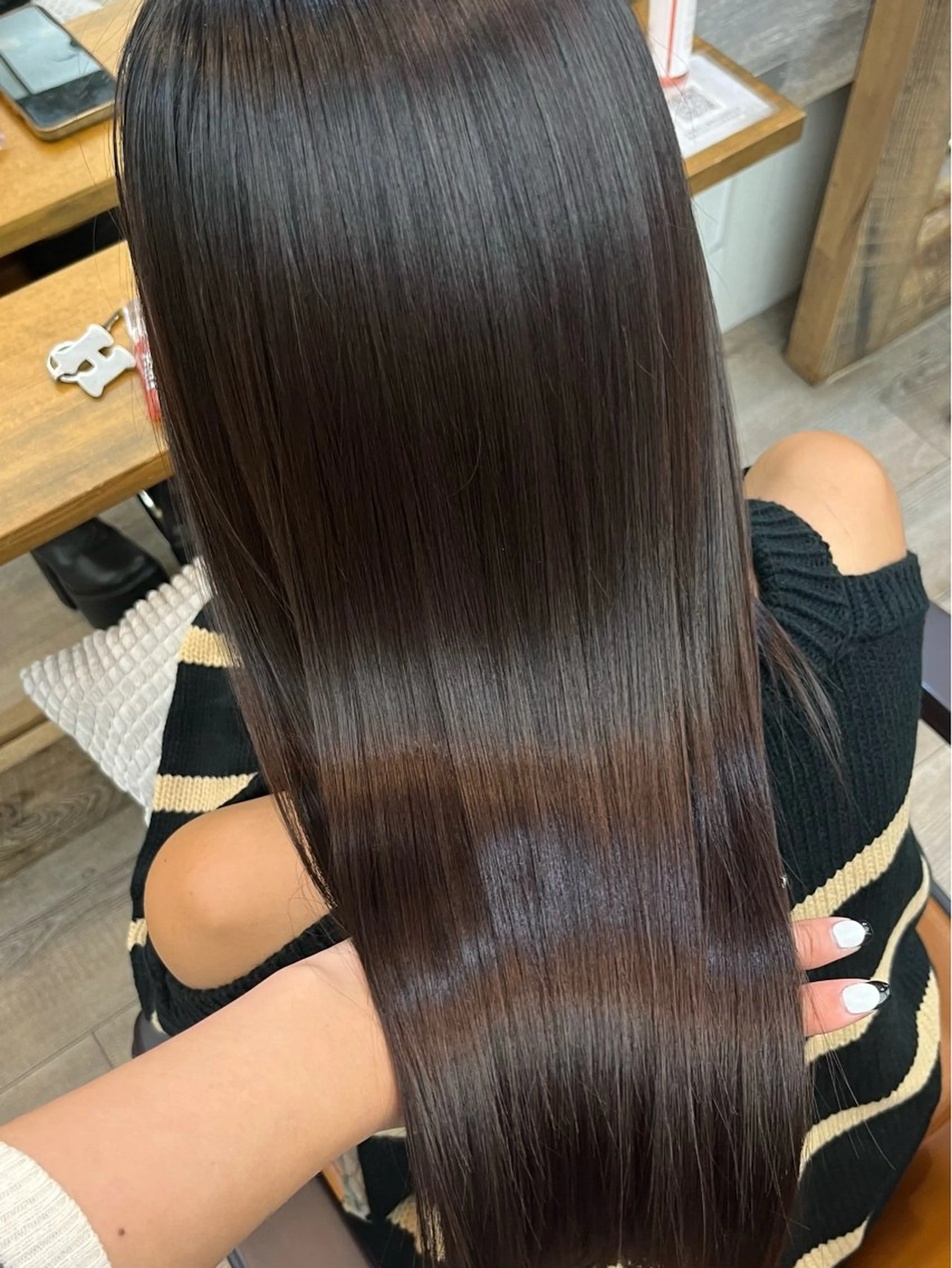 ロング カラー ブラウンカラー トリートメント ヘアカラー トリートメント 🦋レイヤー職人 猪瀬玲奈🦋のヘアスタイル