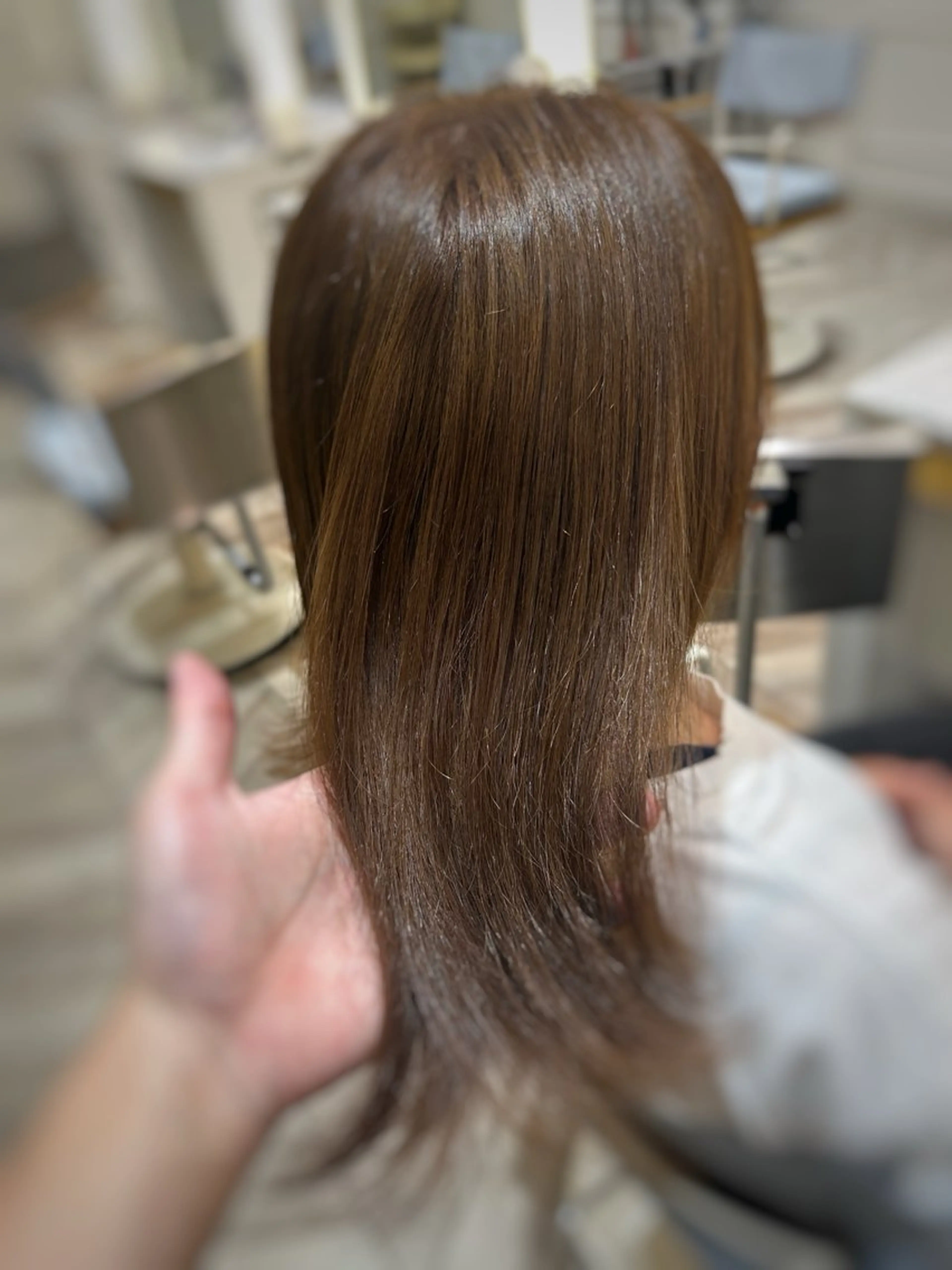 カラー 淡路.上新庄/透明感 .艶カラー/野口春貴のヘアスタイル