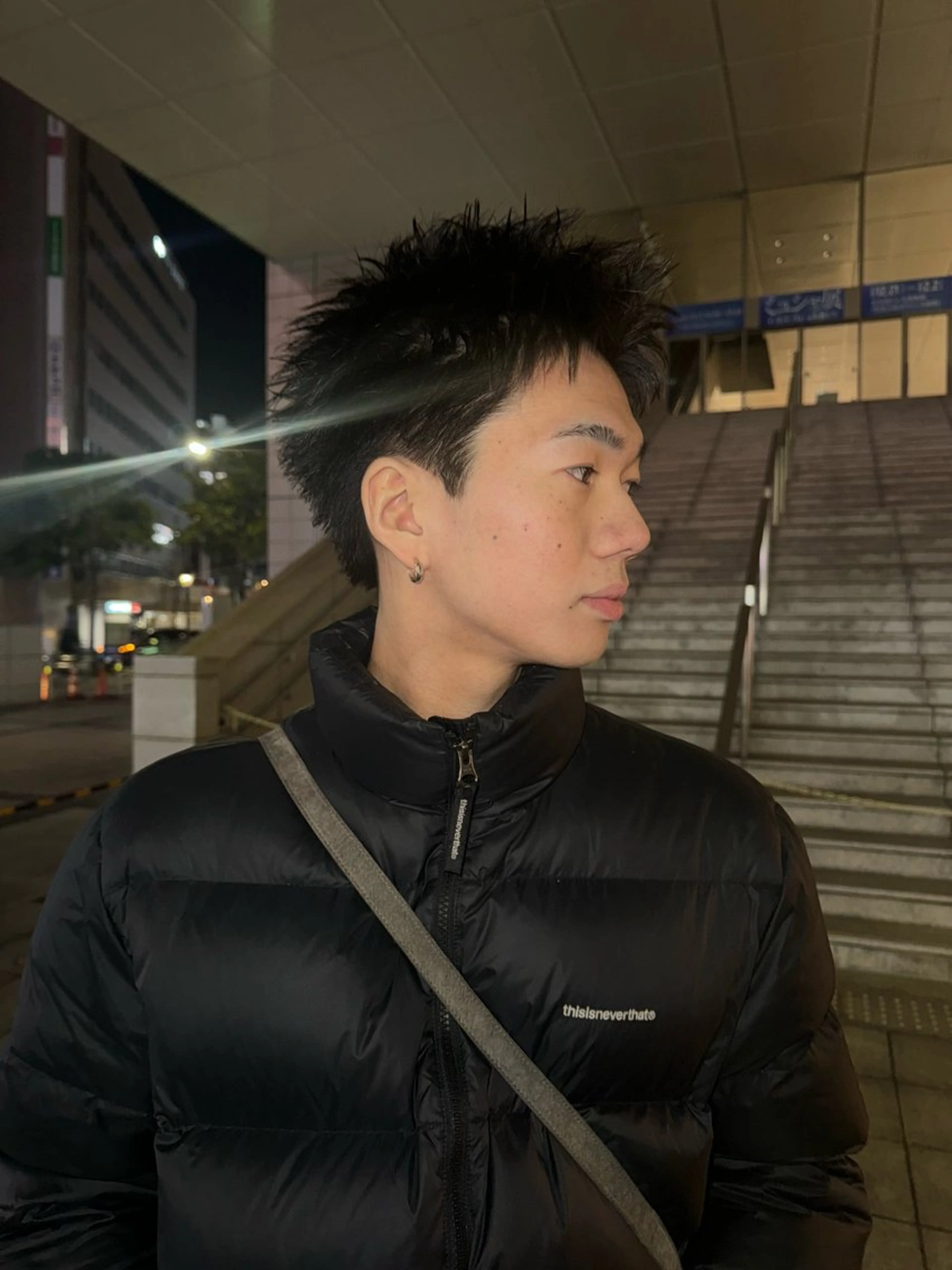 ショート メンズ スパイキーショート ショートヘア Ace栄所属・メンズ専門/ メンズパーマ/ゆうとのヘアスタイル