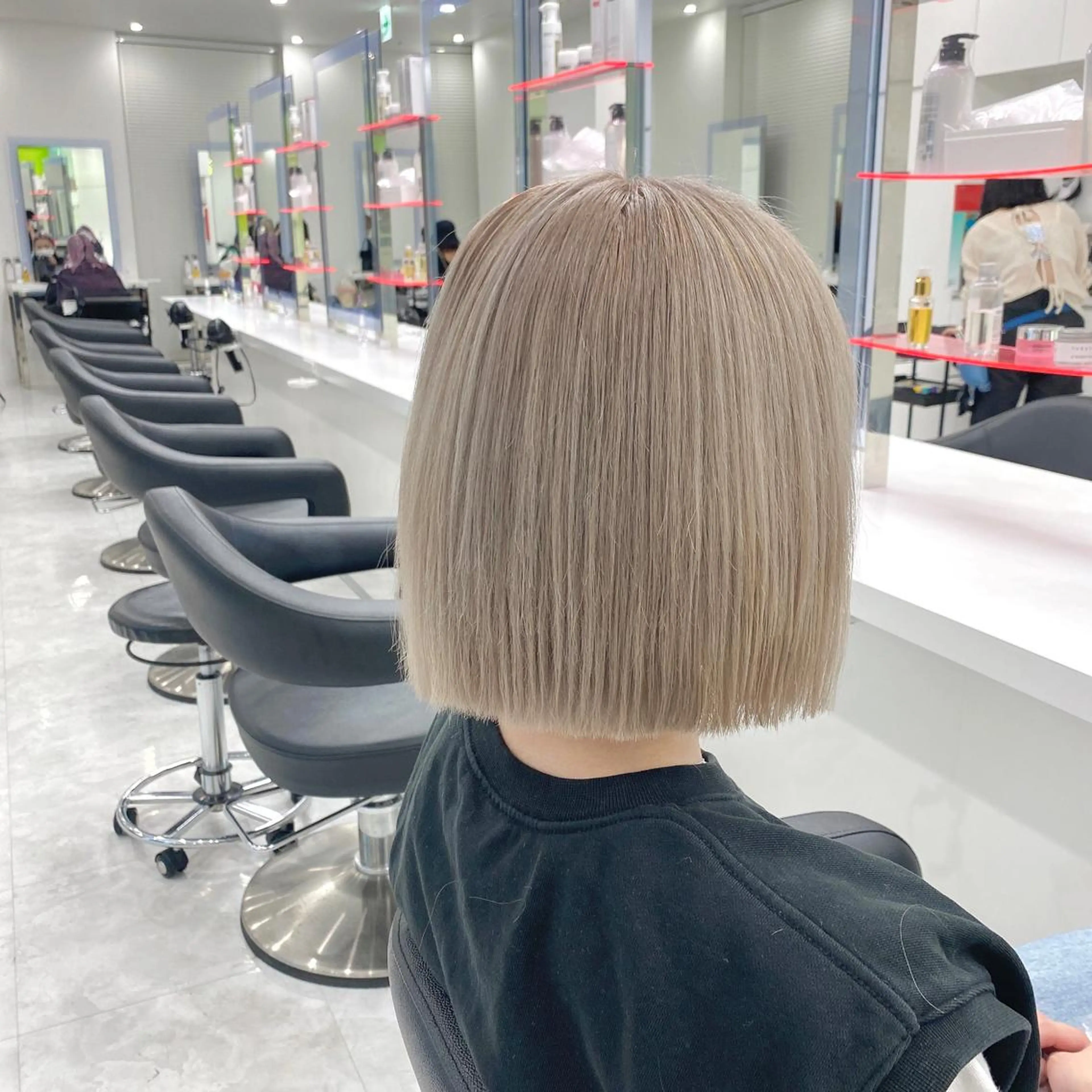 ミディアム カラー 韓流メンズカット パーマ/KOTAのヘアスタイル