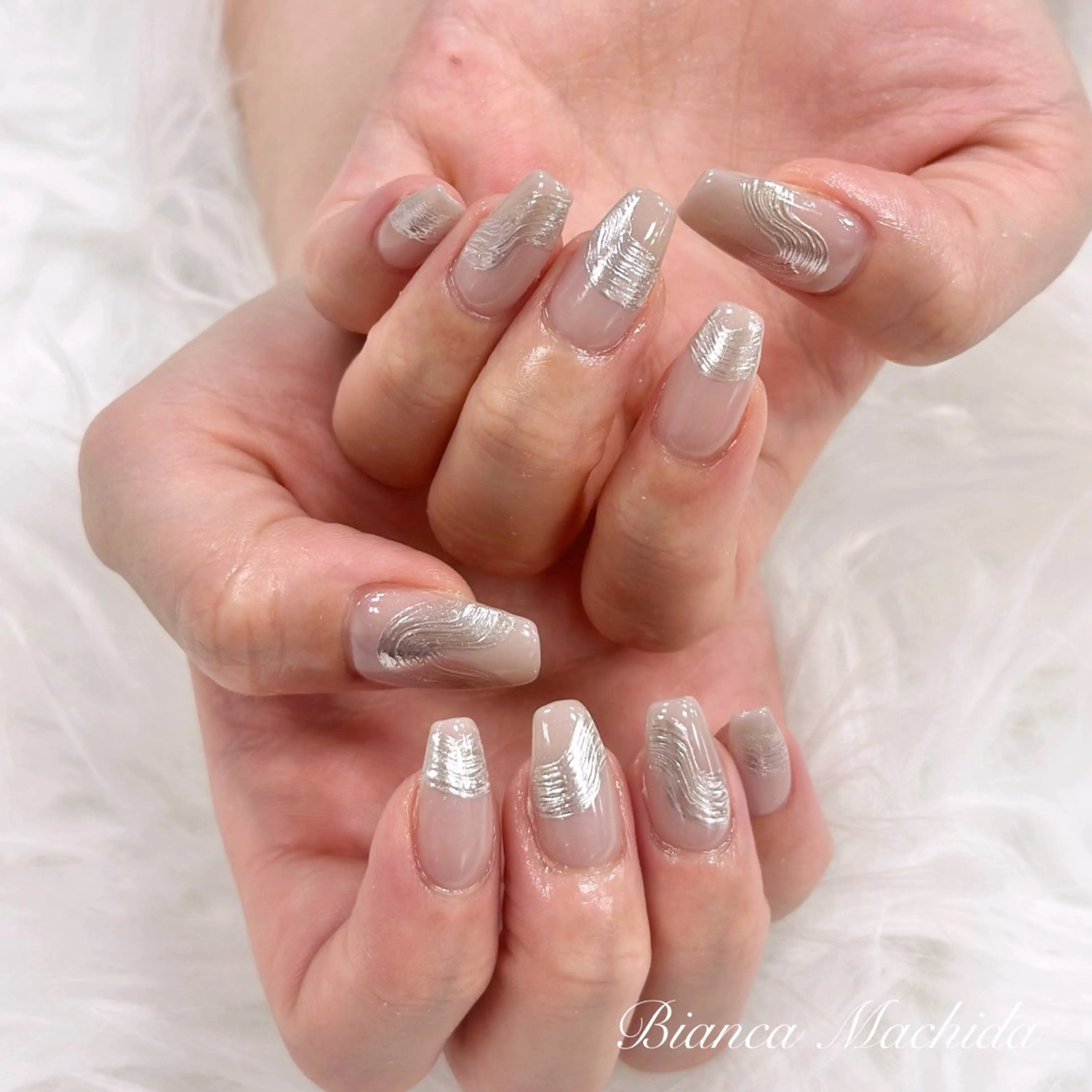 ネイル ハンドネイル Bianca👼🏻 OIKAWAのネイルデザイン