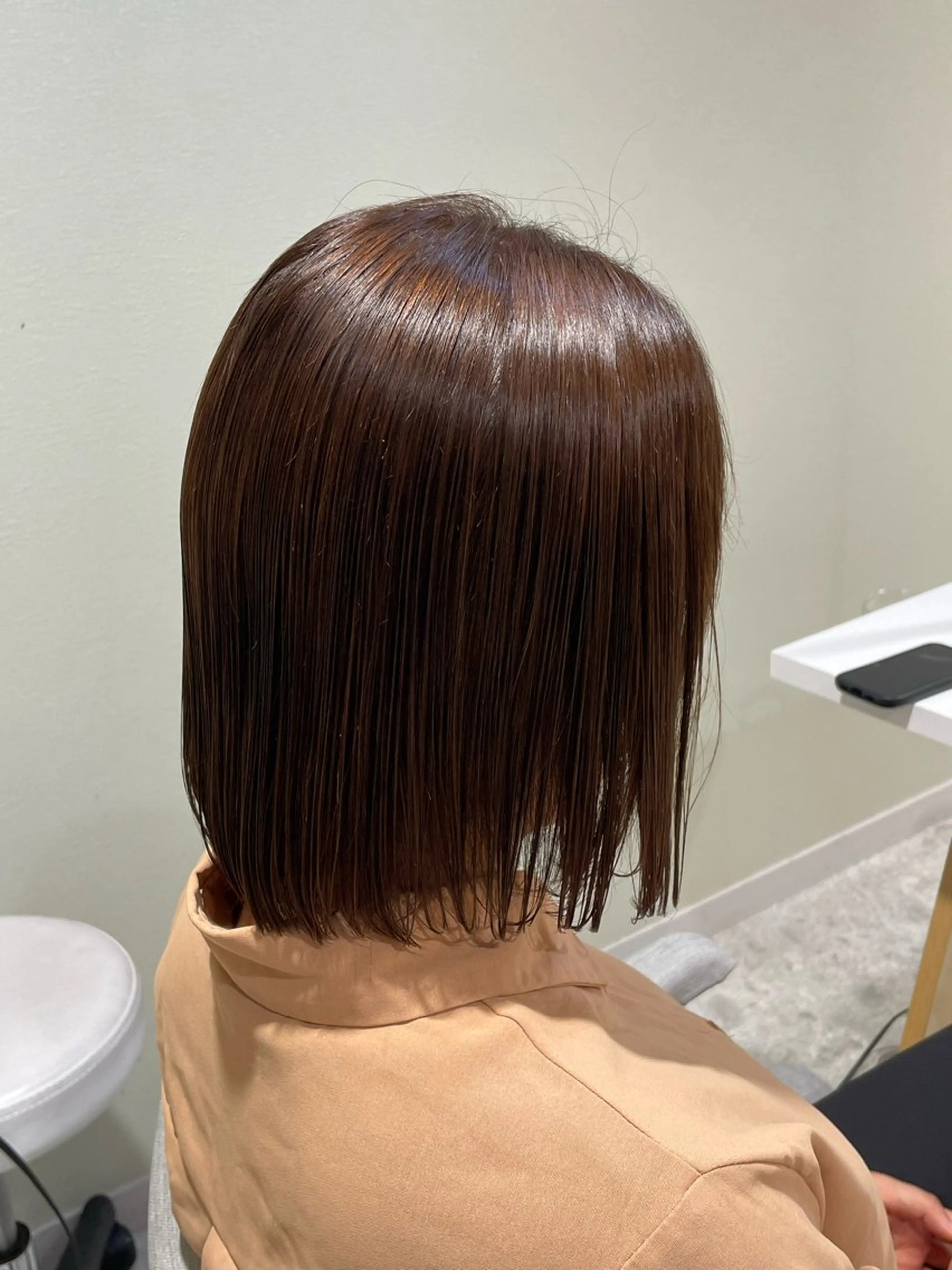 ショート カラー 髪質改善/ボブ /雷賀のヘアスタイル