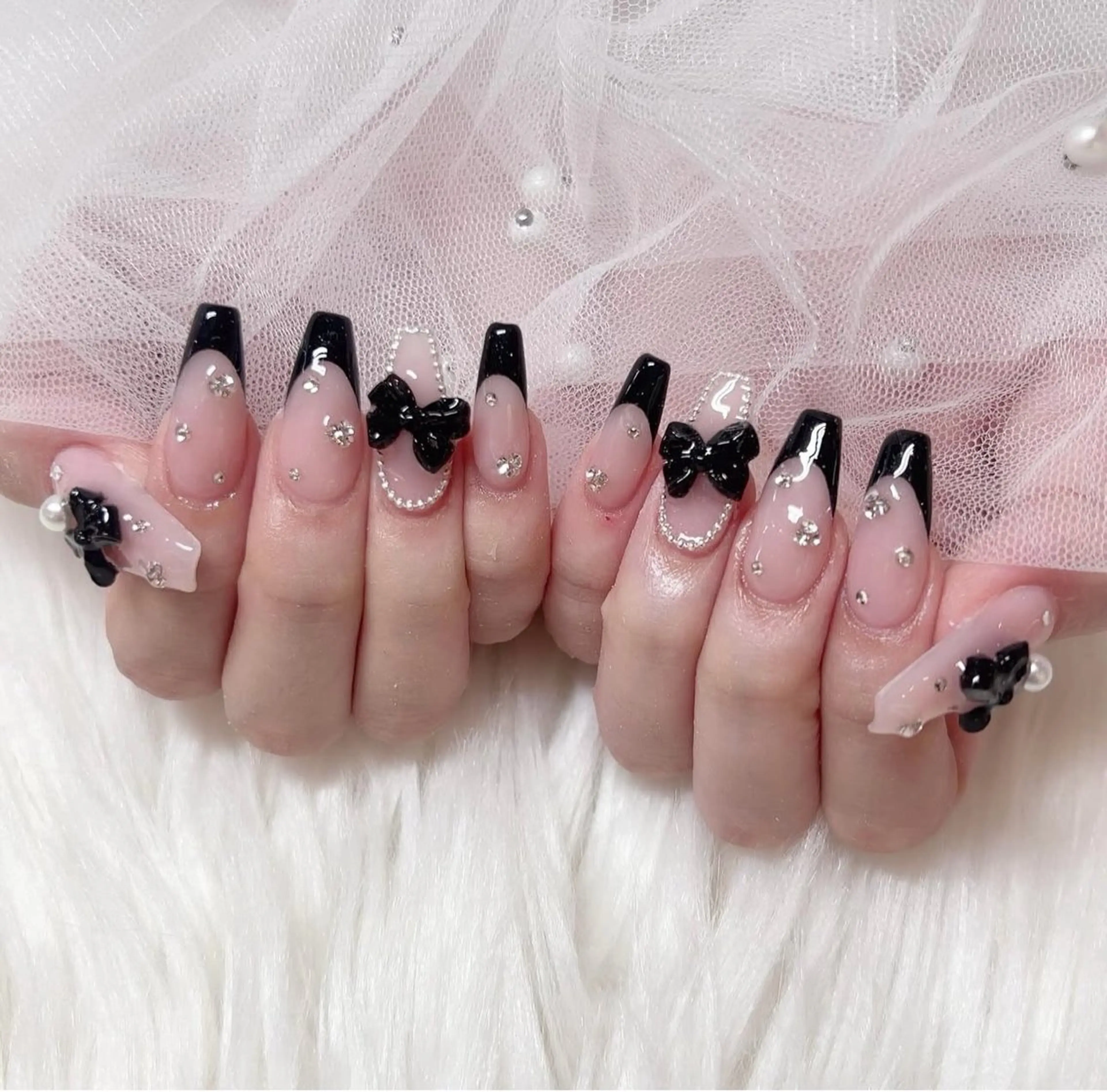 ネイル 韓国ネイル 持ち込み ニュアンスネイル ネイルチップ ハンドネイル TABI ANA.CHUOのネイルデザイン