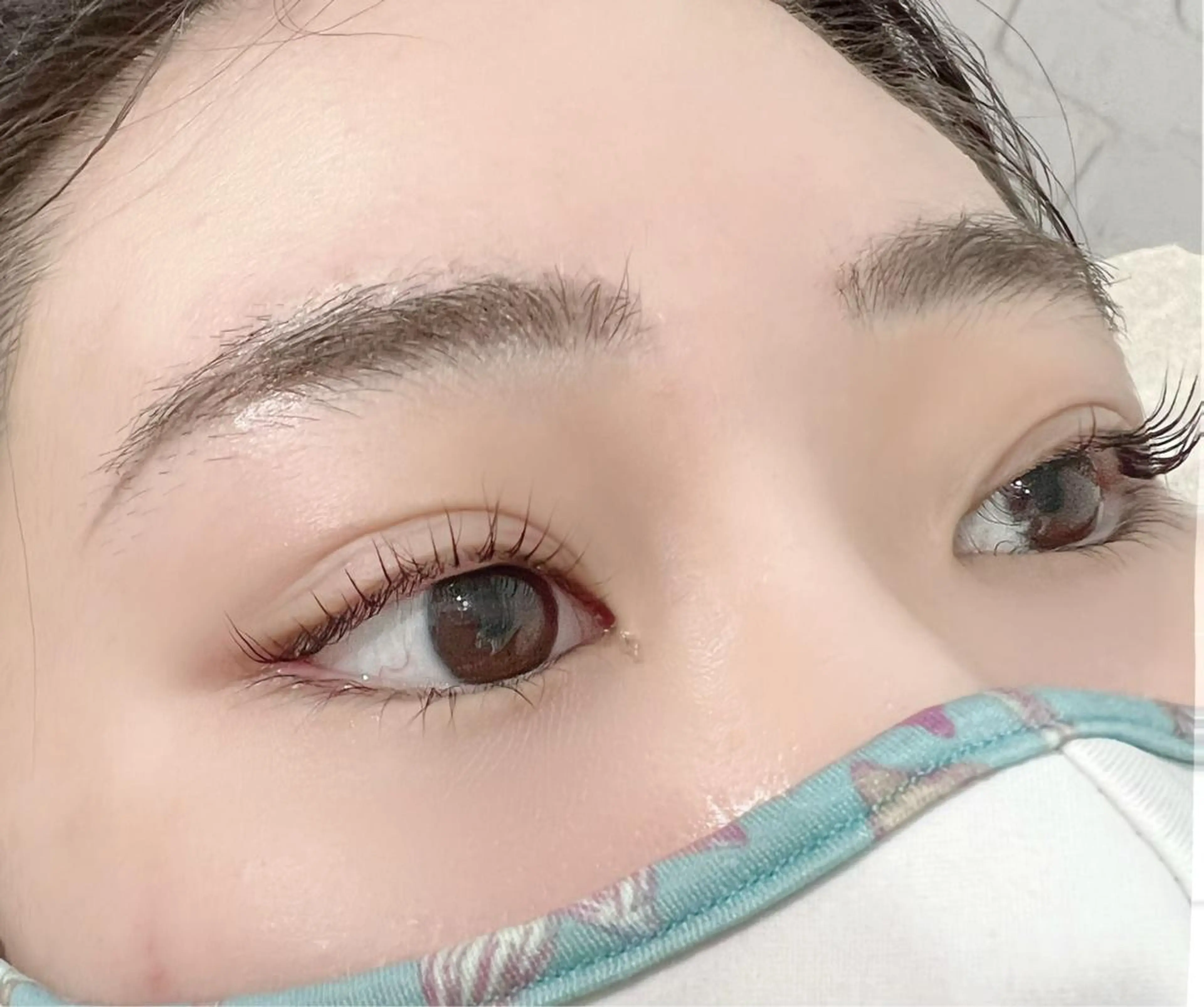 マツエク・マツパ ケラチンラッシュリフト バインドロック Cカール キュート フラットラッシュ マツパ eyelash presh yukaのマツエク・マツパデザイン