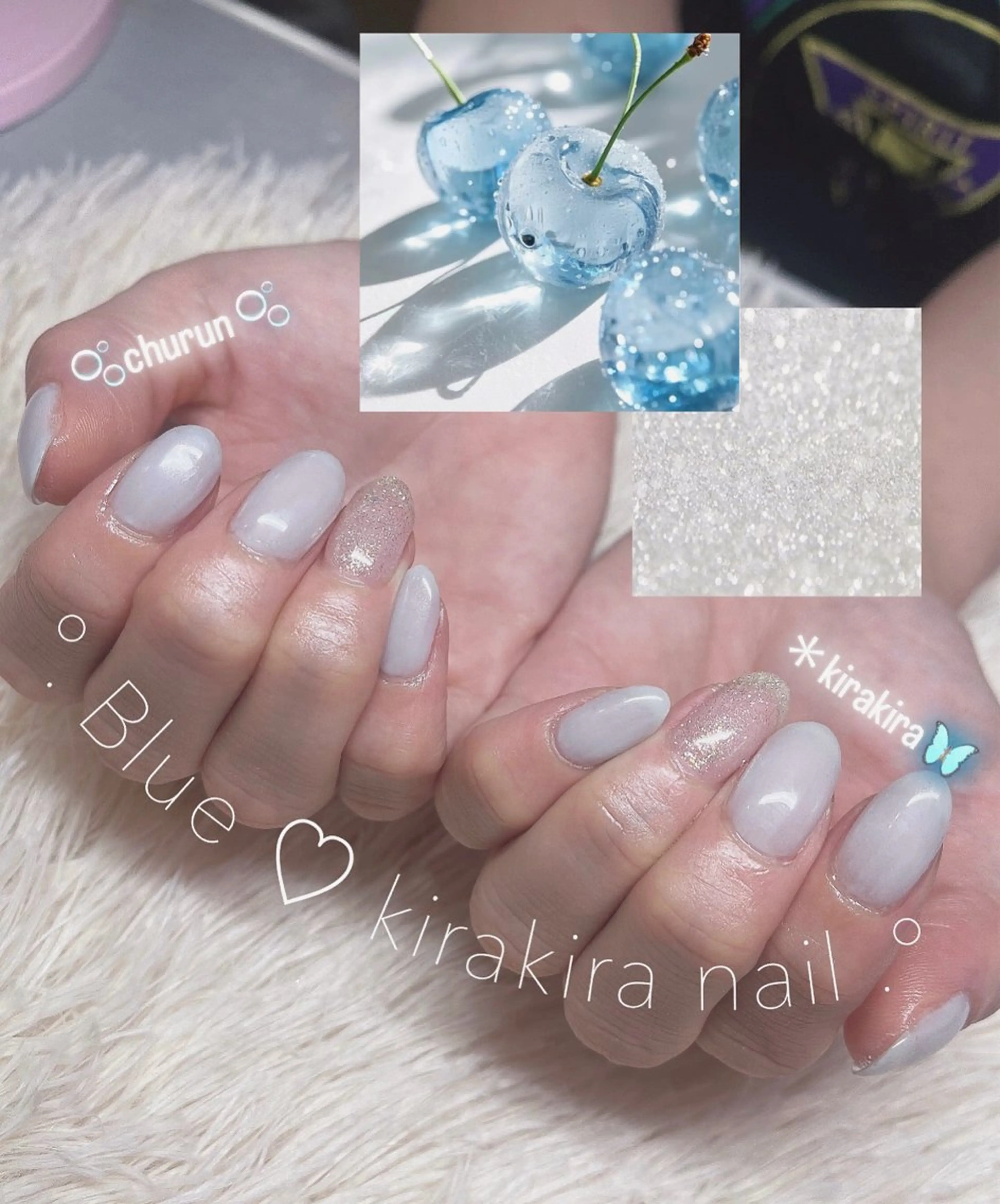 ネイル ラメ(グリッター) ワンカラーネイル ハンドネイル Nail Salon RiLion所属・kaho  🧸🎀 RiLionのネイルデザイン