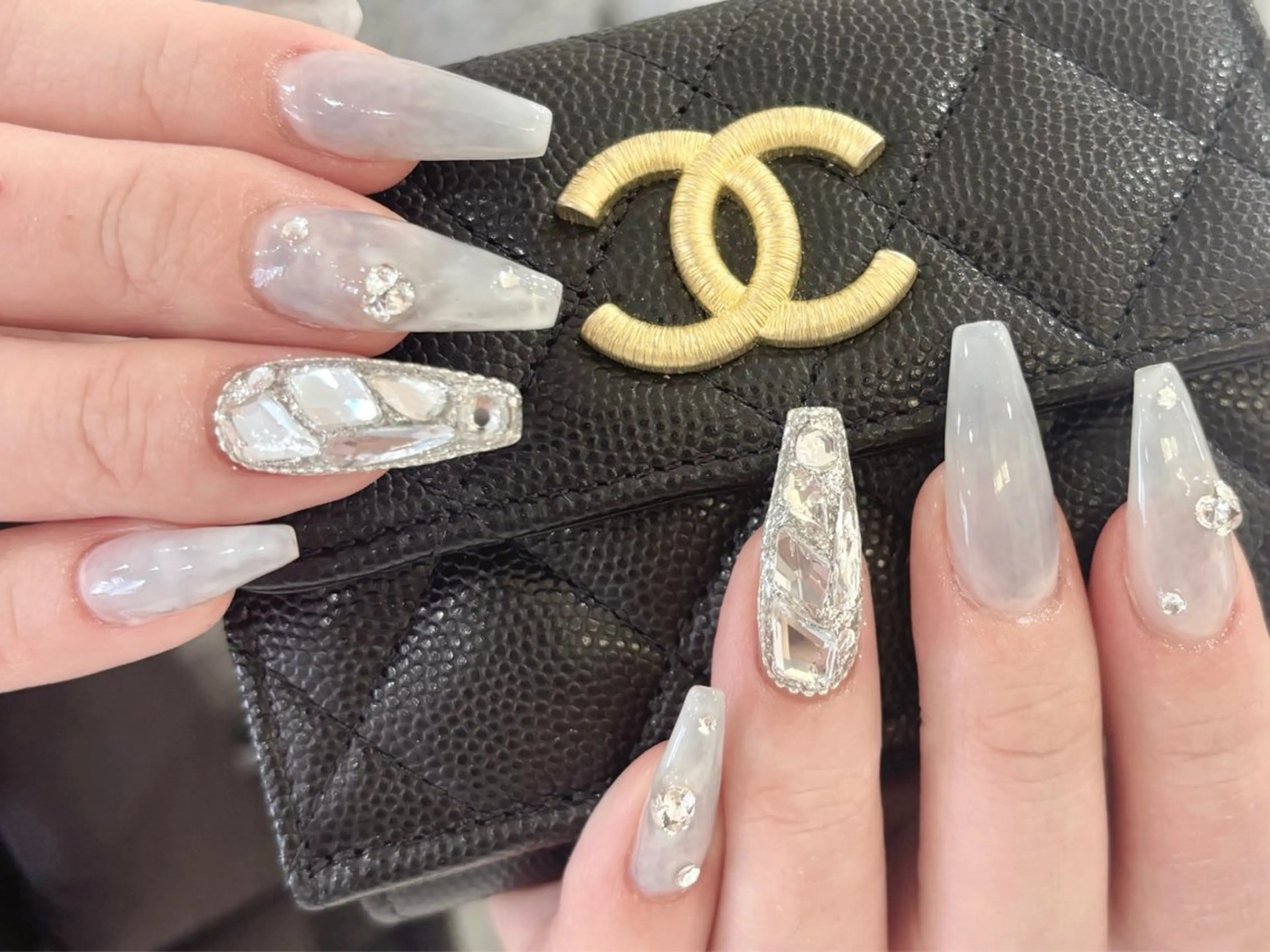 ネイル 大理石ネイル(マーブル) ハンドネイル FLY Nail Salonのネイルデザイン