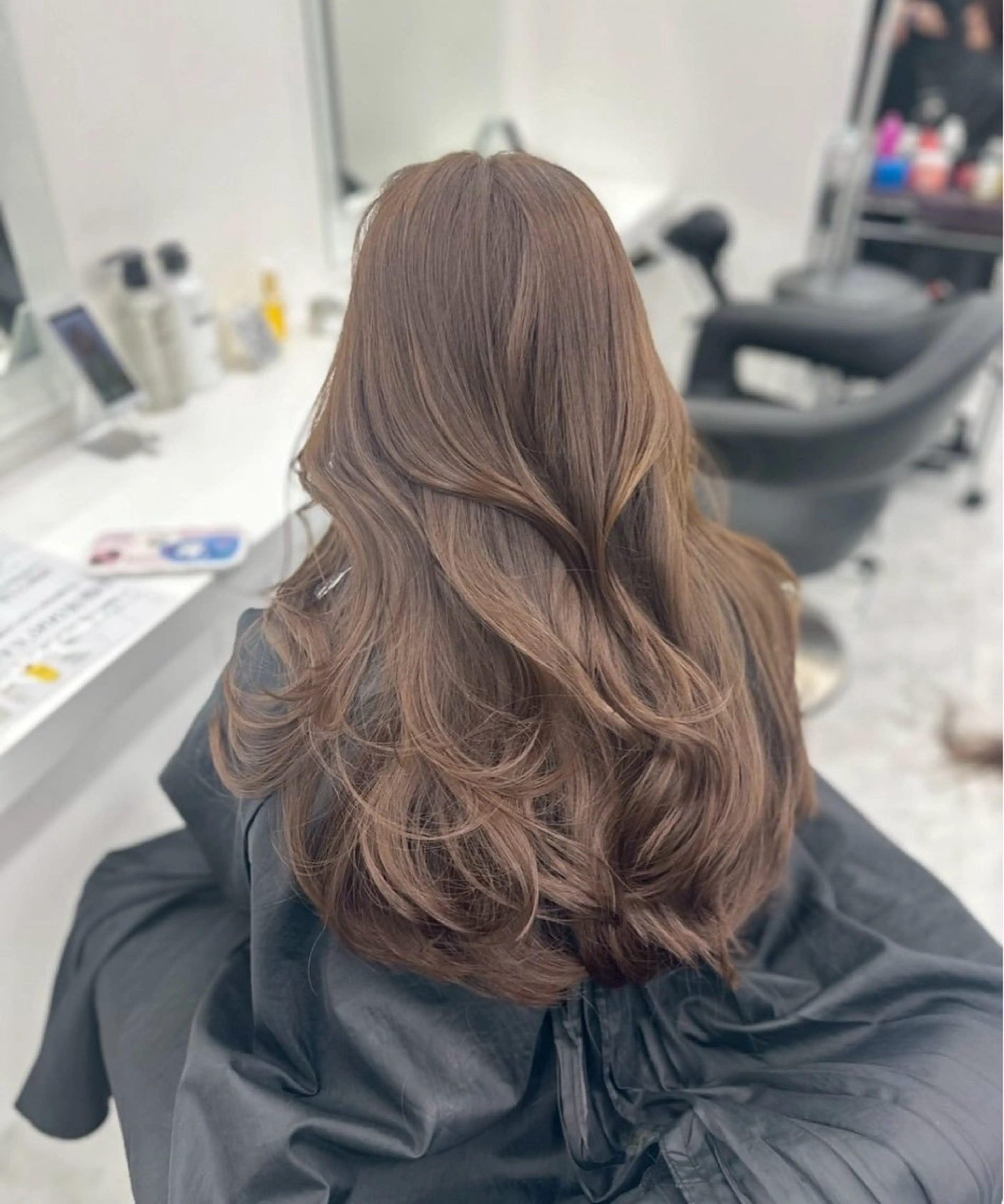 ロング ブリーチなし🫧韓国 🫧HANA🫧のヘアスタイル