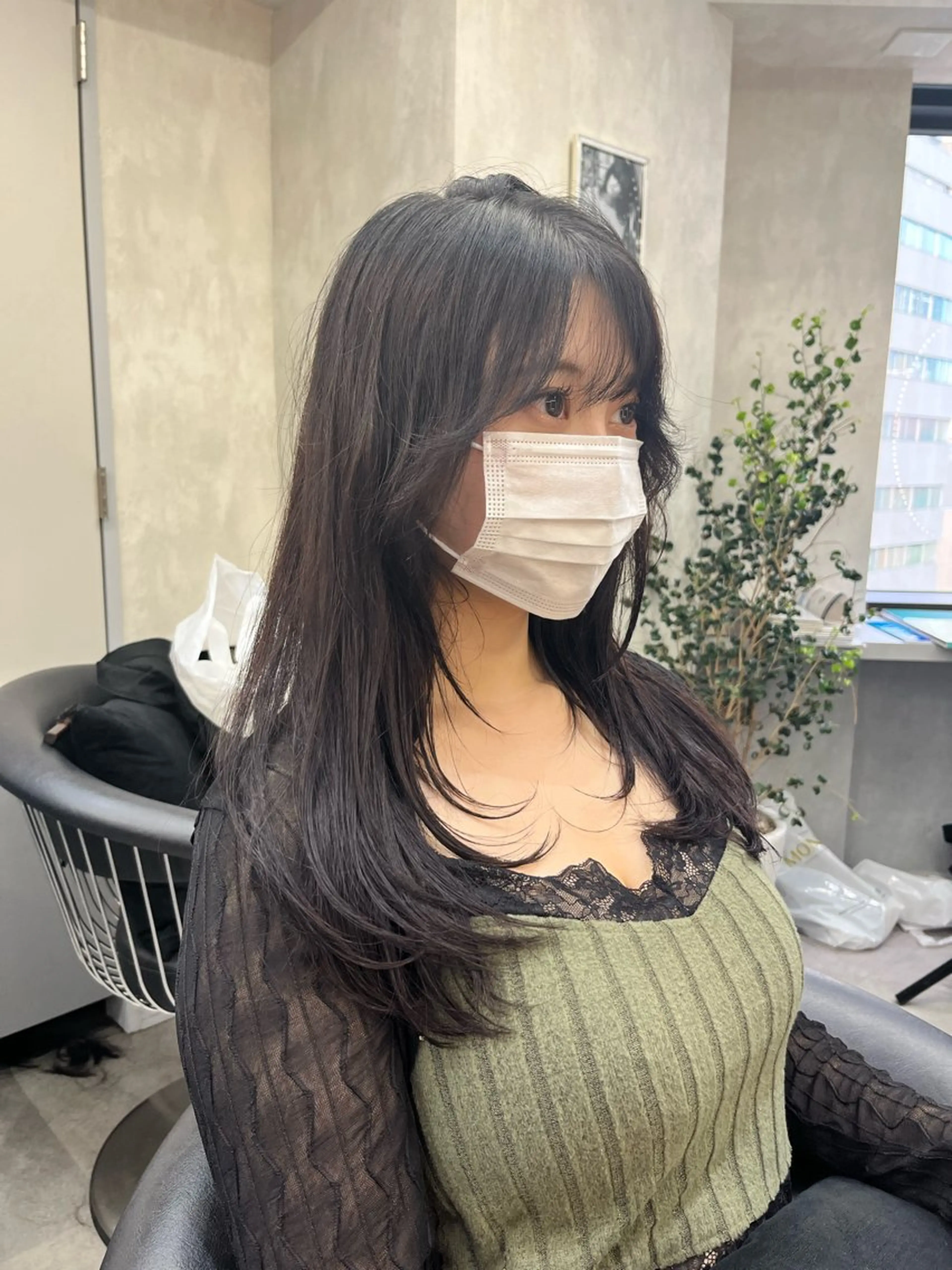 ロング カラー 池袋/似合わせ/縮毛 髪質改善【ugen】のヘアスタイル