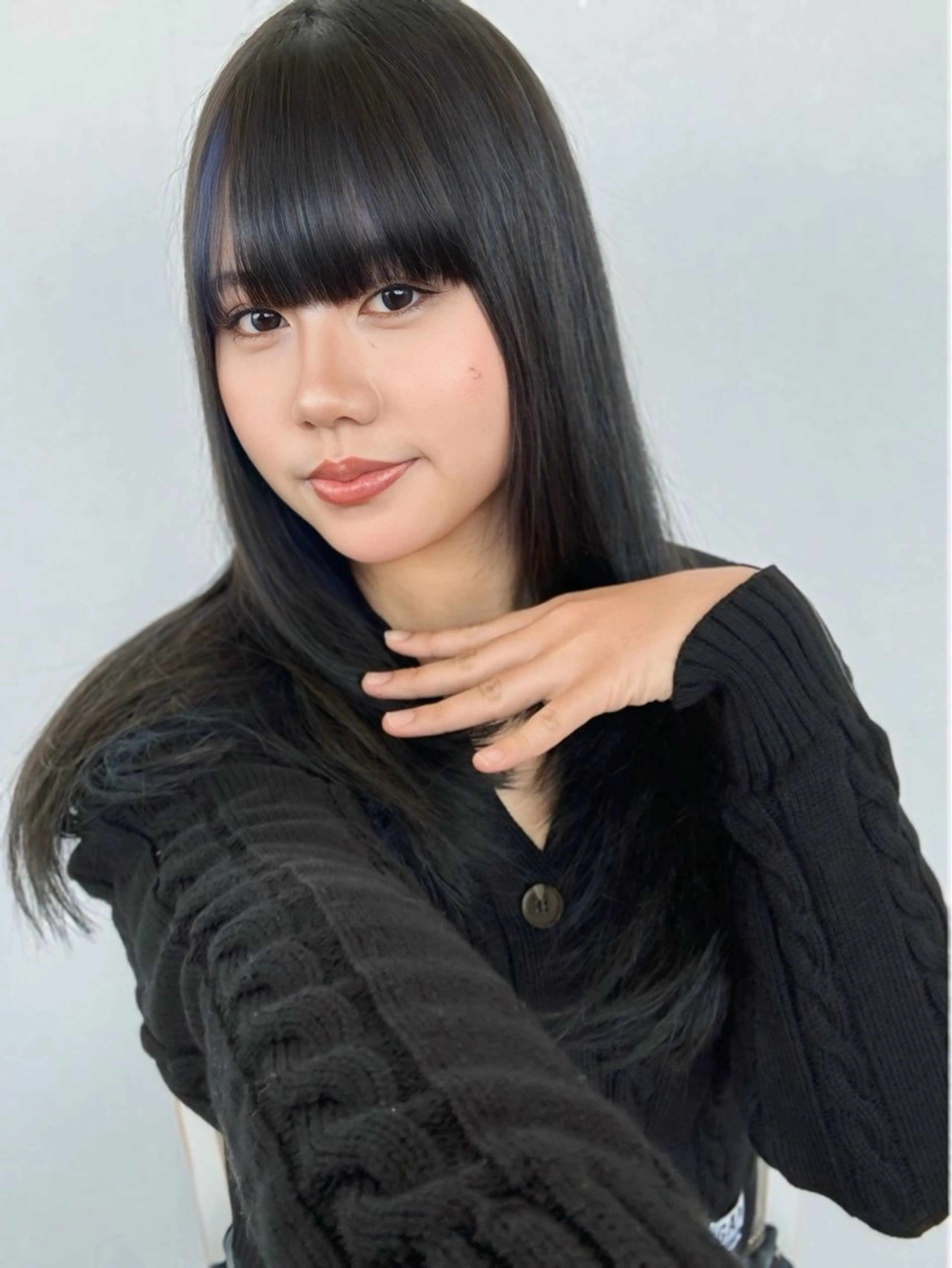 ロング カラー カット LIFE 本店所属・ハイトーン×韓国 レイヤー/ 小林達哉のヘアスタイル