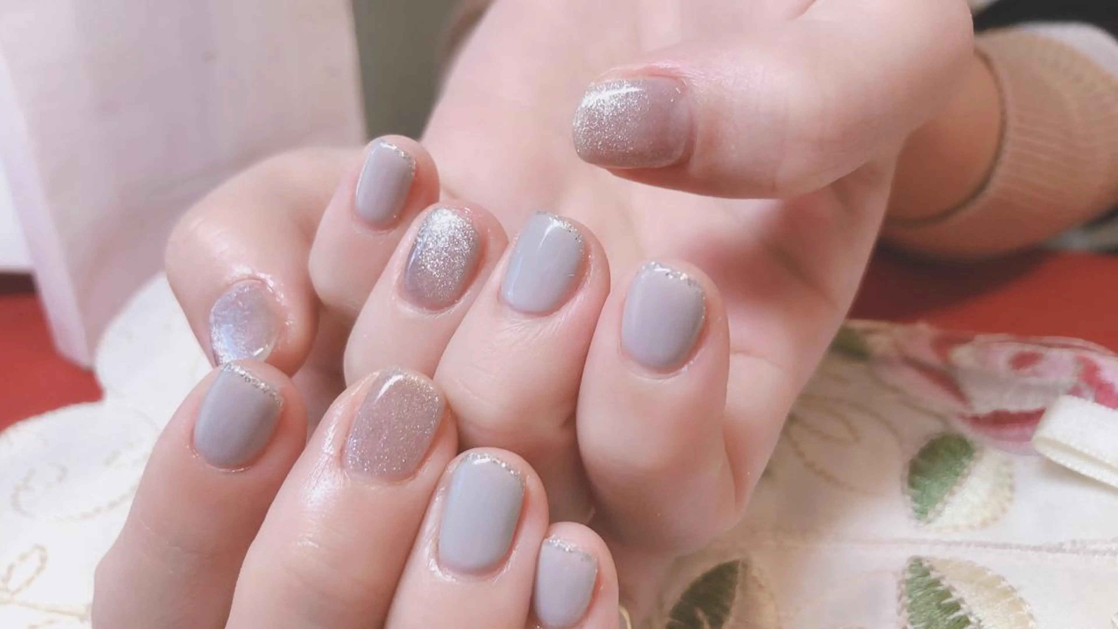 ネイル マグネットネイル 森田(傅) 霞のネイルデザイン